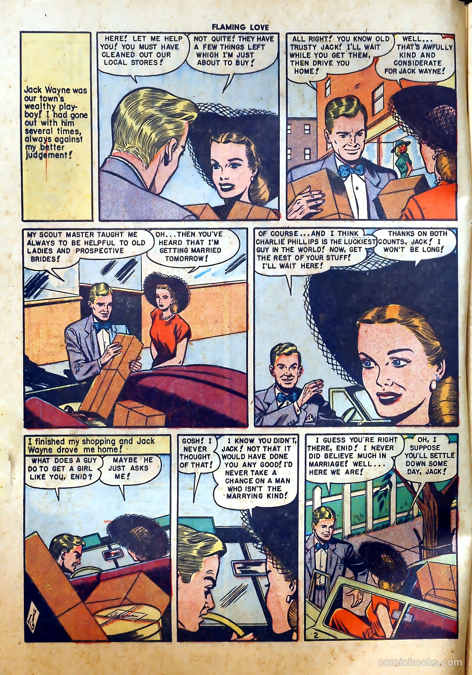 Flaming Love #2 (1950) — page 4 of 36