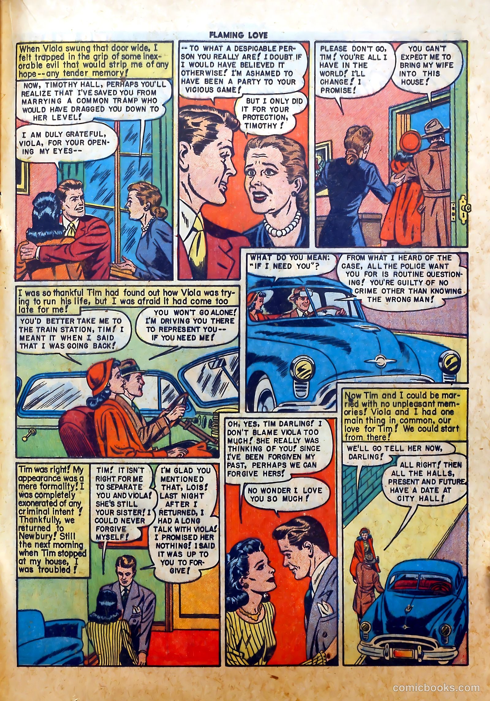 Flaming Love #2 (1950) — page 17 of 36