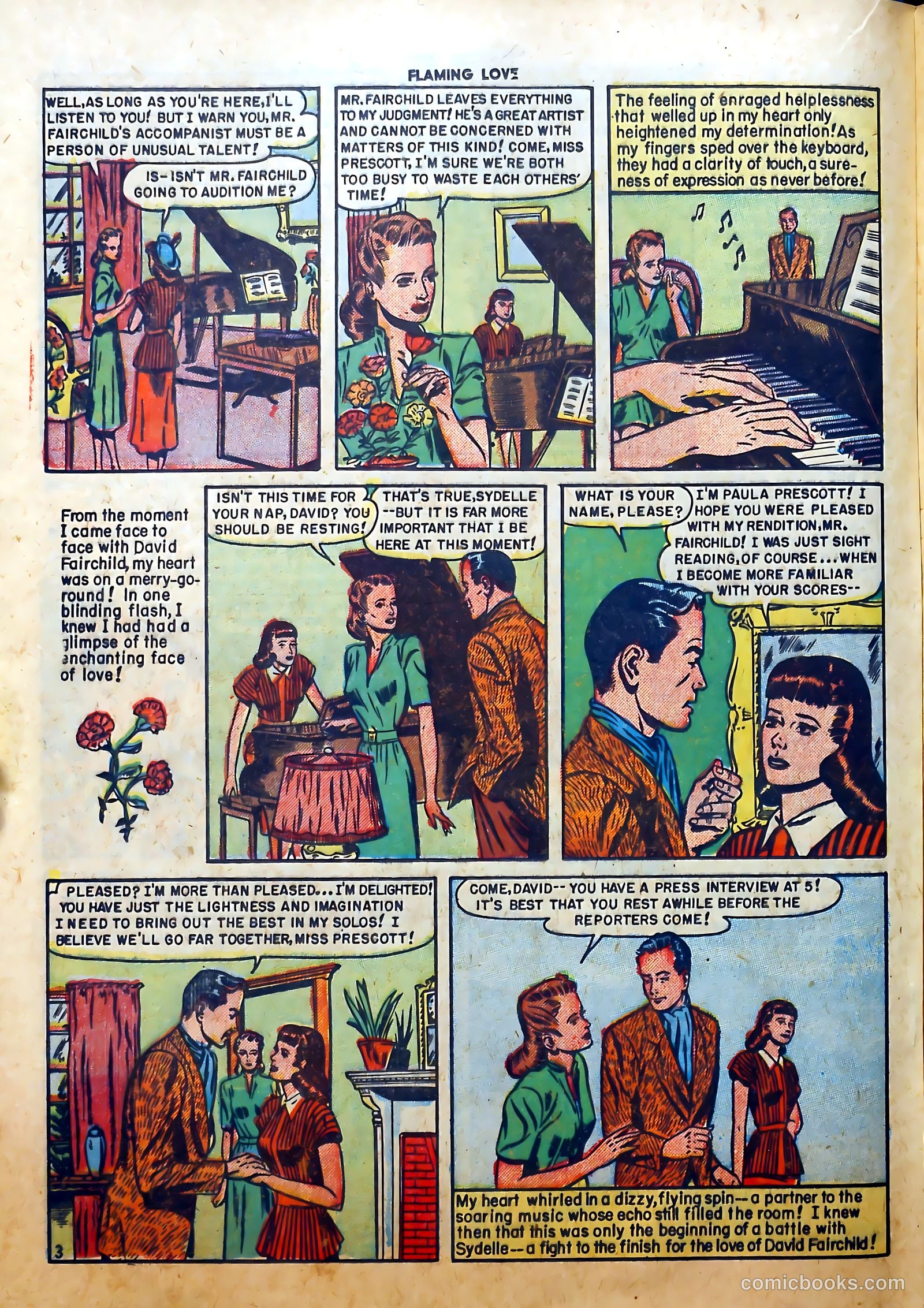 Flaming Love #2 (1950) — page 20 of 36