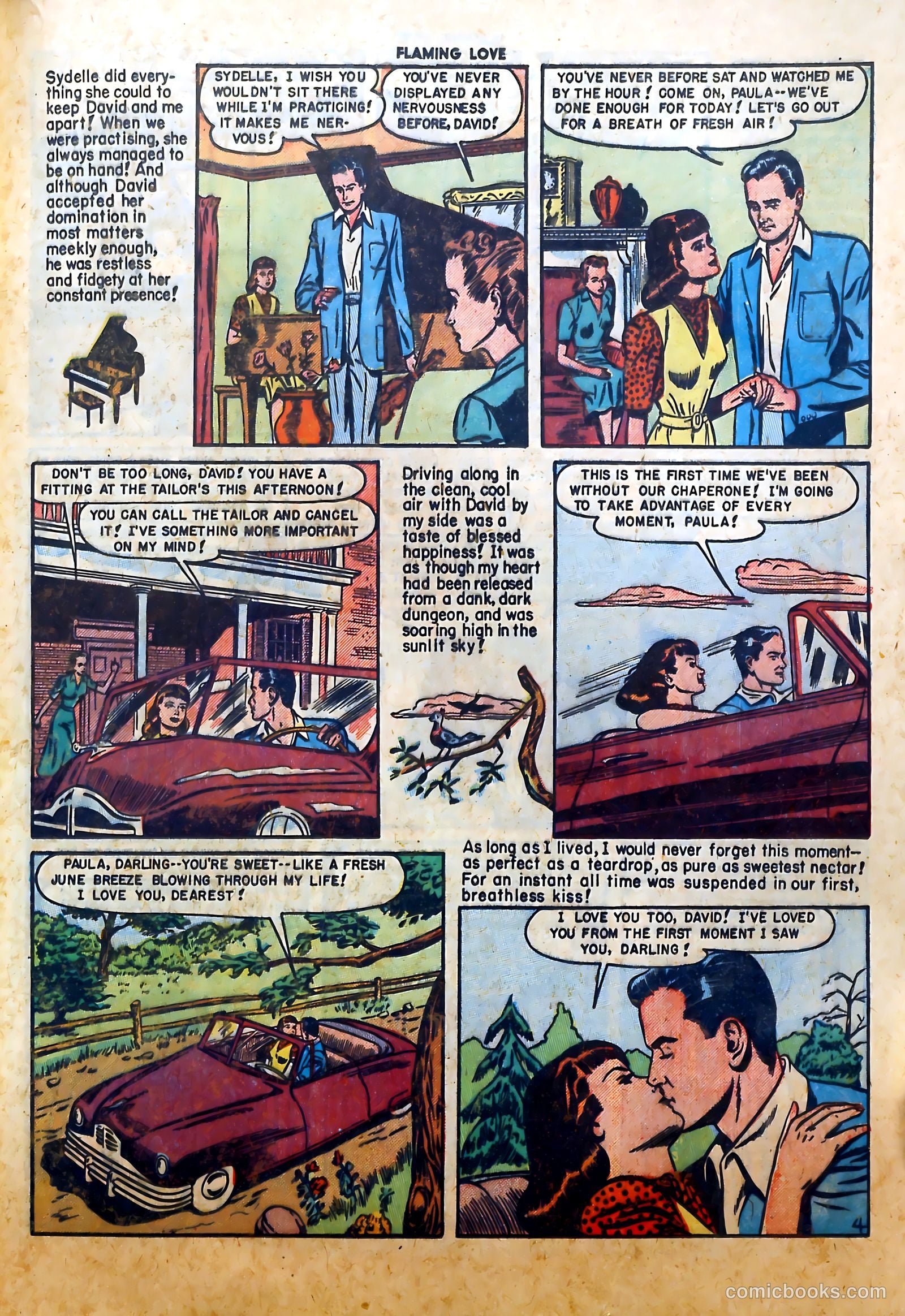Flaming Love #2 (1950) — page 21 of 36
