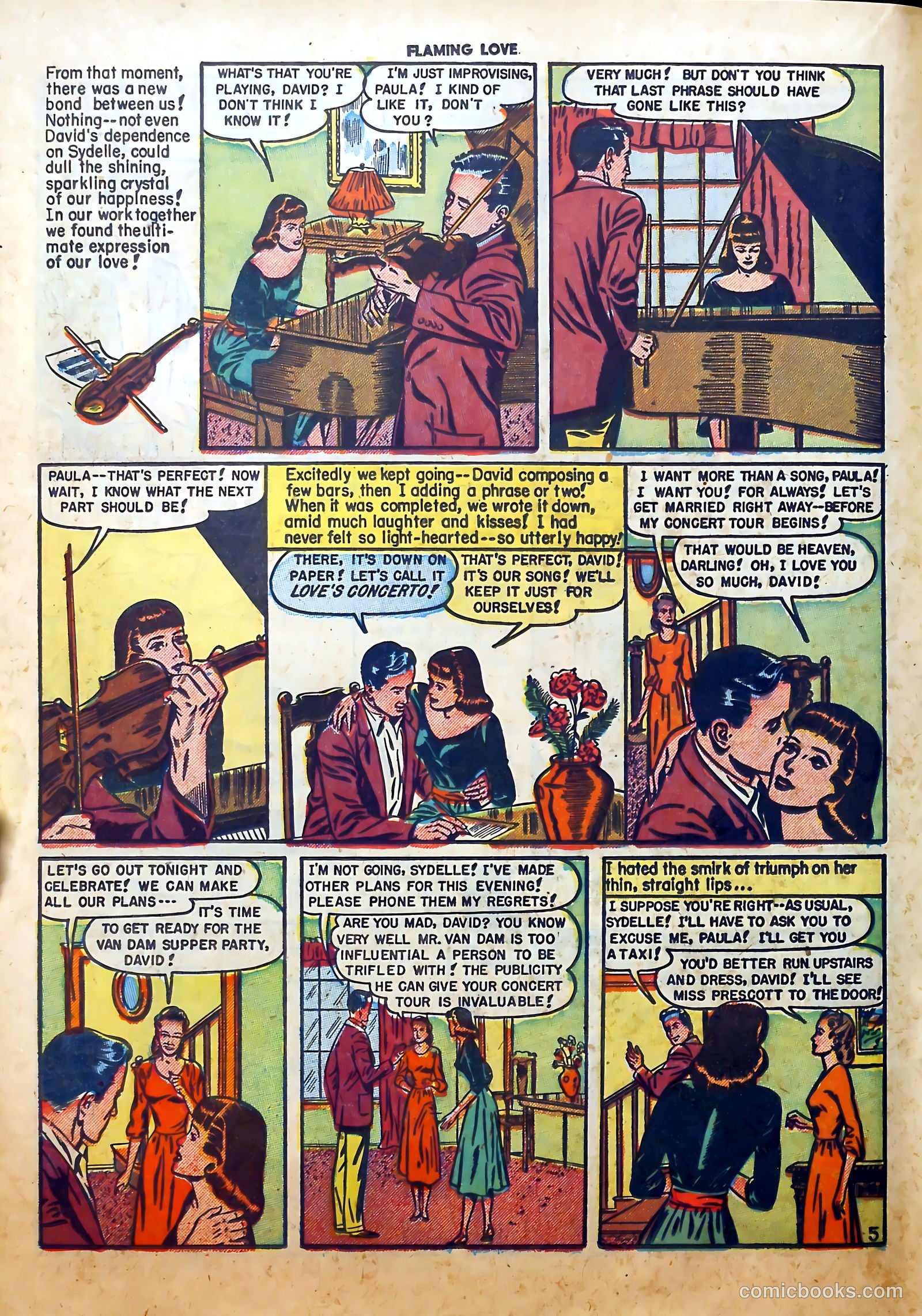 Flaming Love #2 (1950) — page 22 of 36