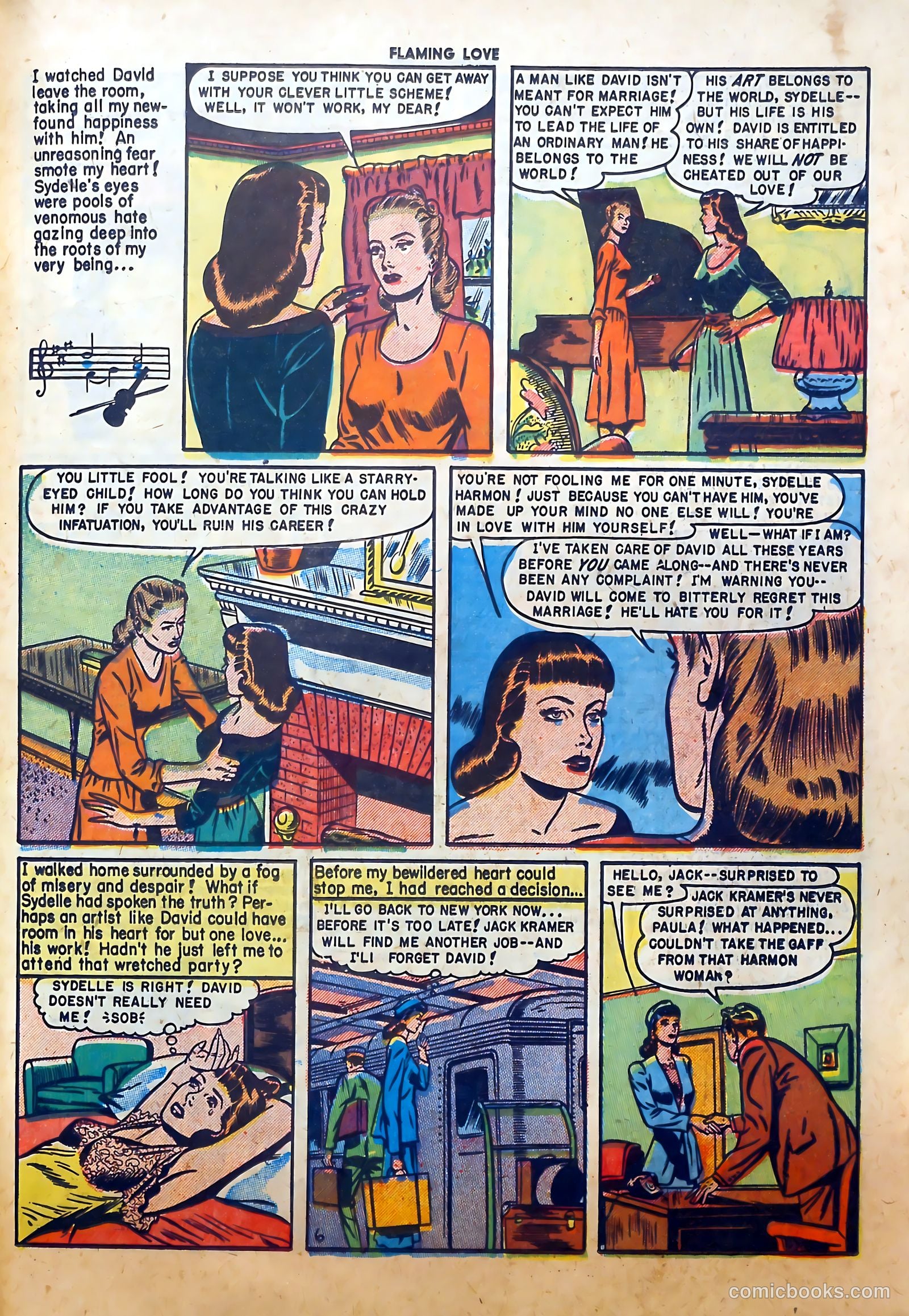 Flaming Love #2 (1950) — page 23 of 36