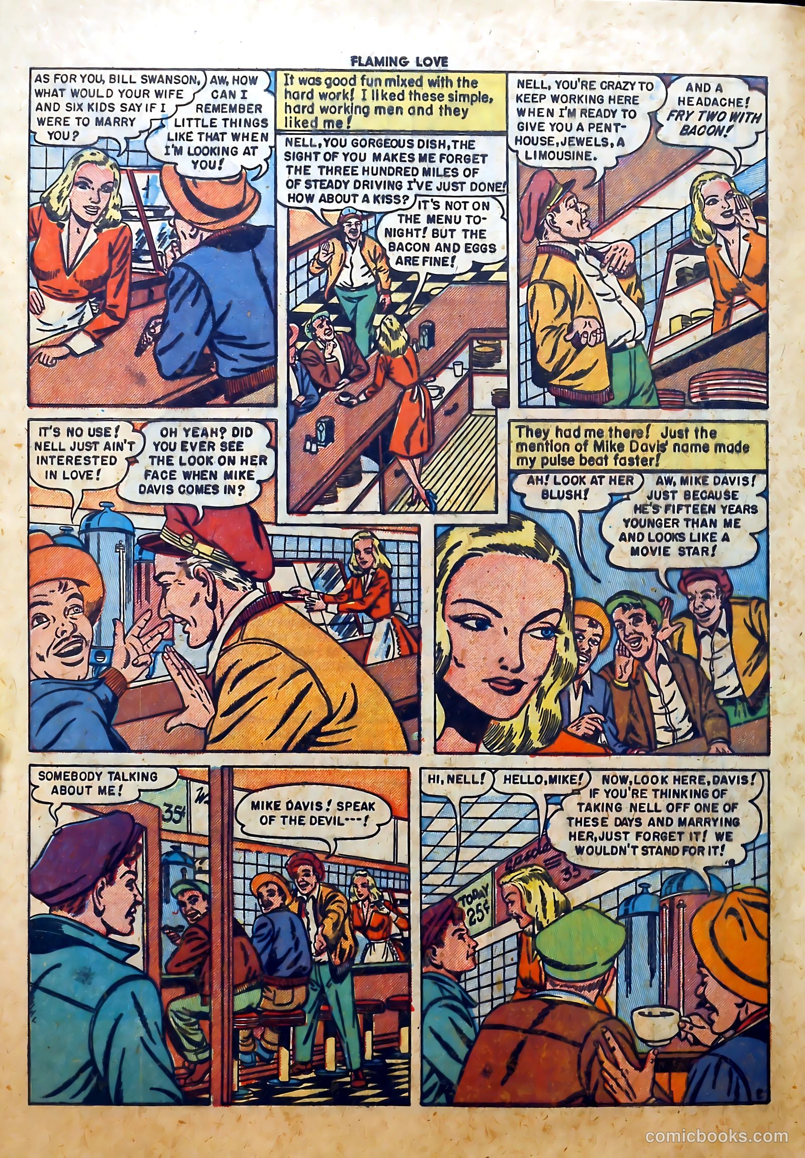 Flaming Love #2 (1950) — page 28 of 36