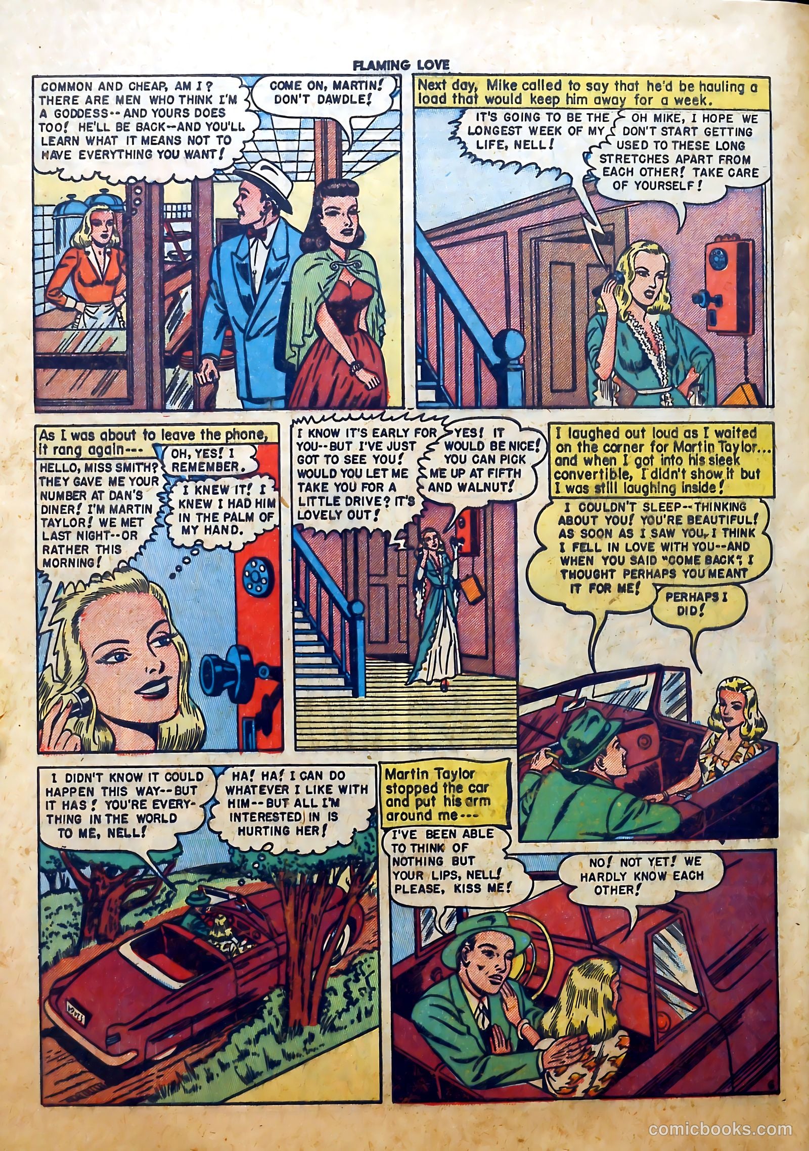 Flaming Love #2 (1950) — page 32 of 36