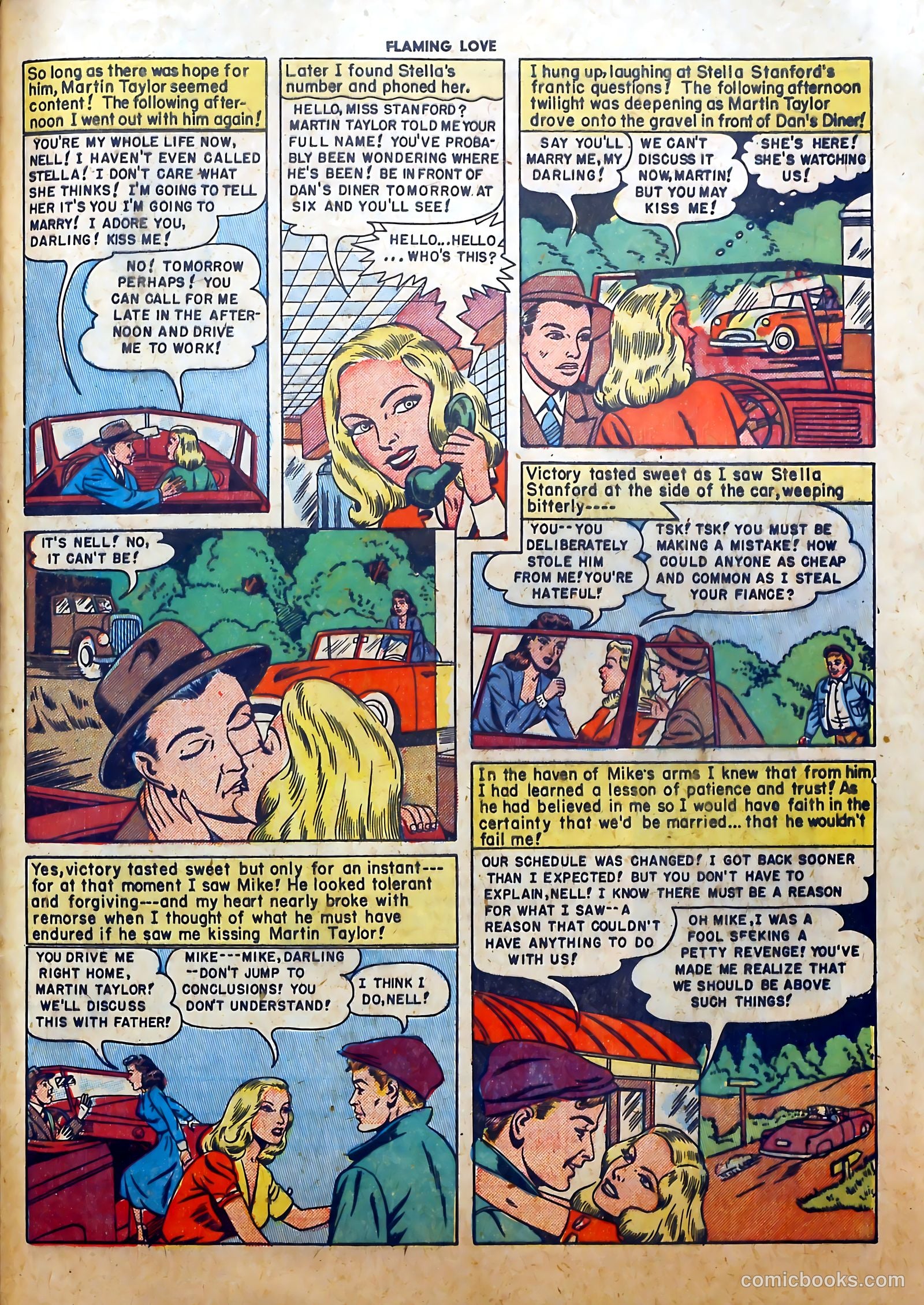 Flaming Love #2 (1950) — page 33 of 36