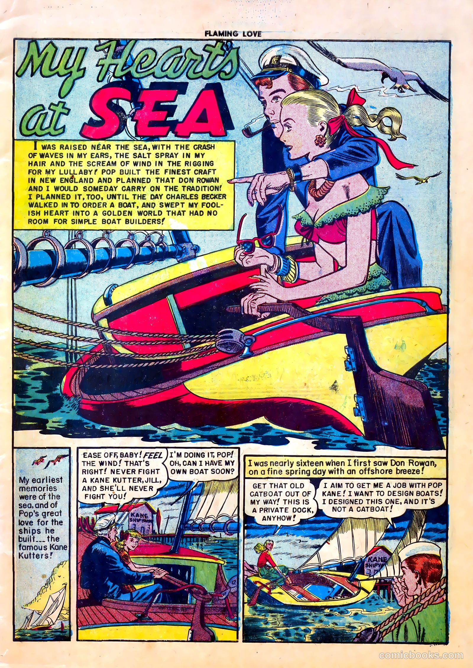 Flaming Love #3 (1950) — page 3 of 36