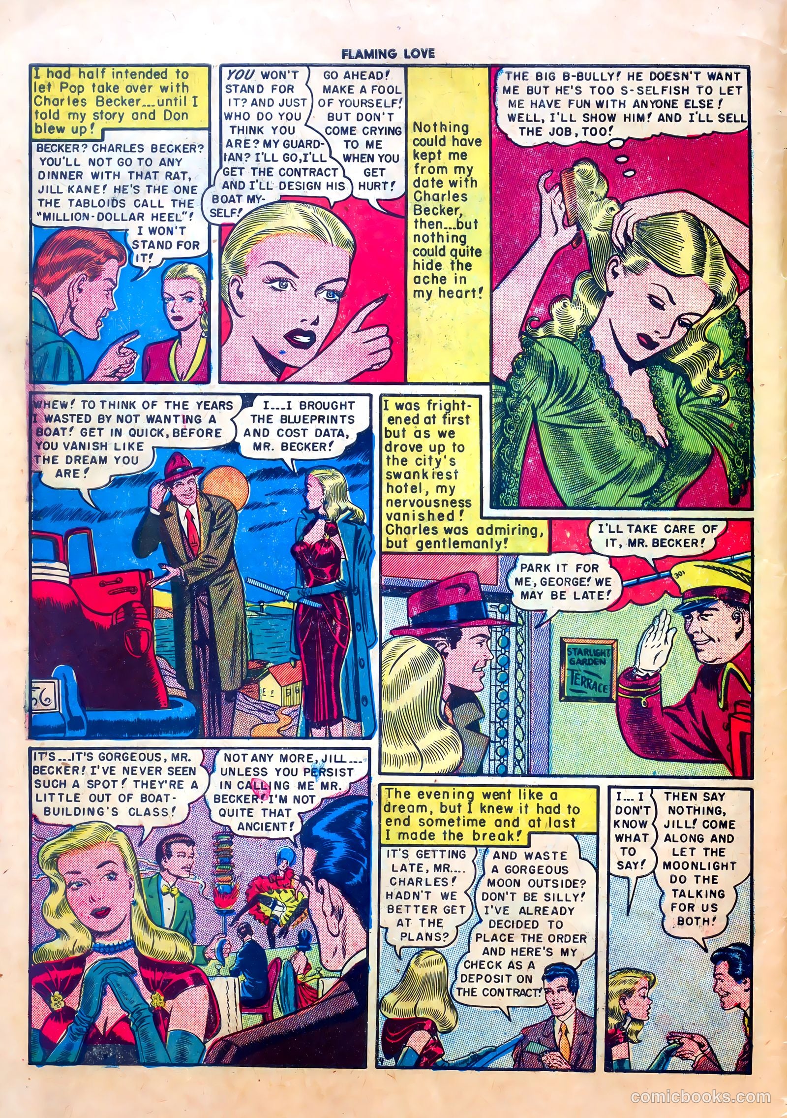Flaming Love #3 (1950) — page 6 of 36