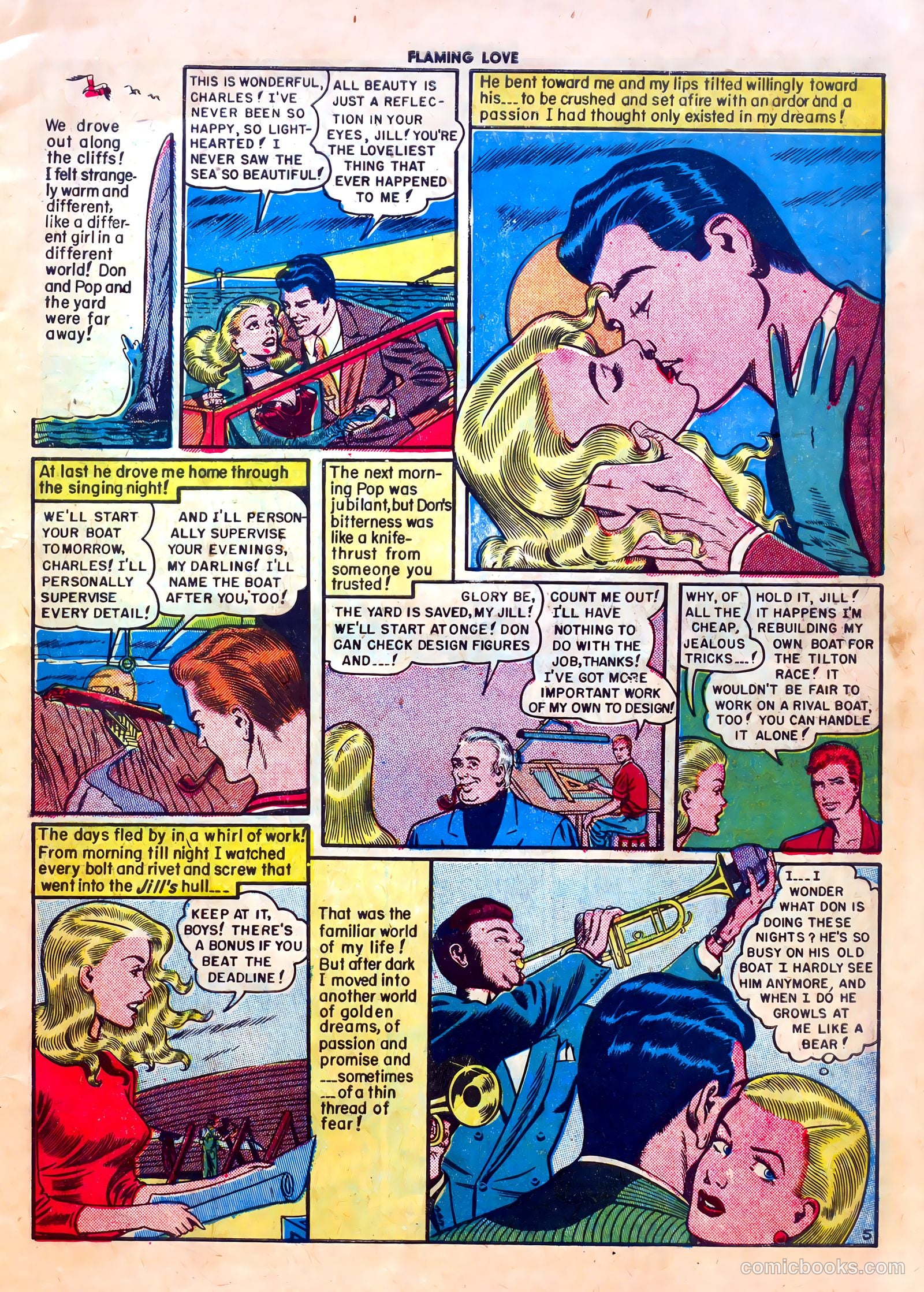 Flaming Love #3 (1950) — page 7 of 36
