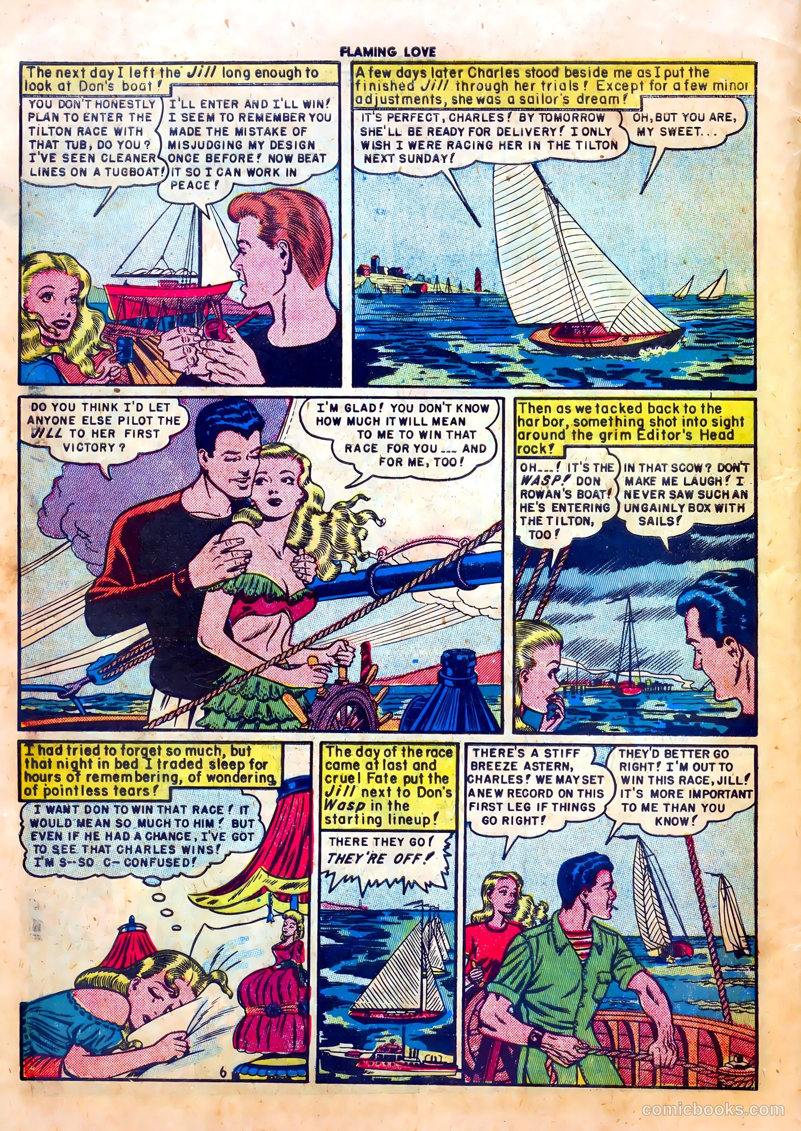 Flaming Love #3 (1950) — page 8 of 36