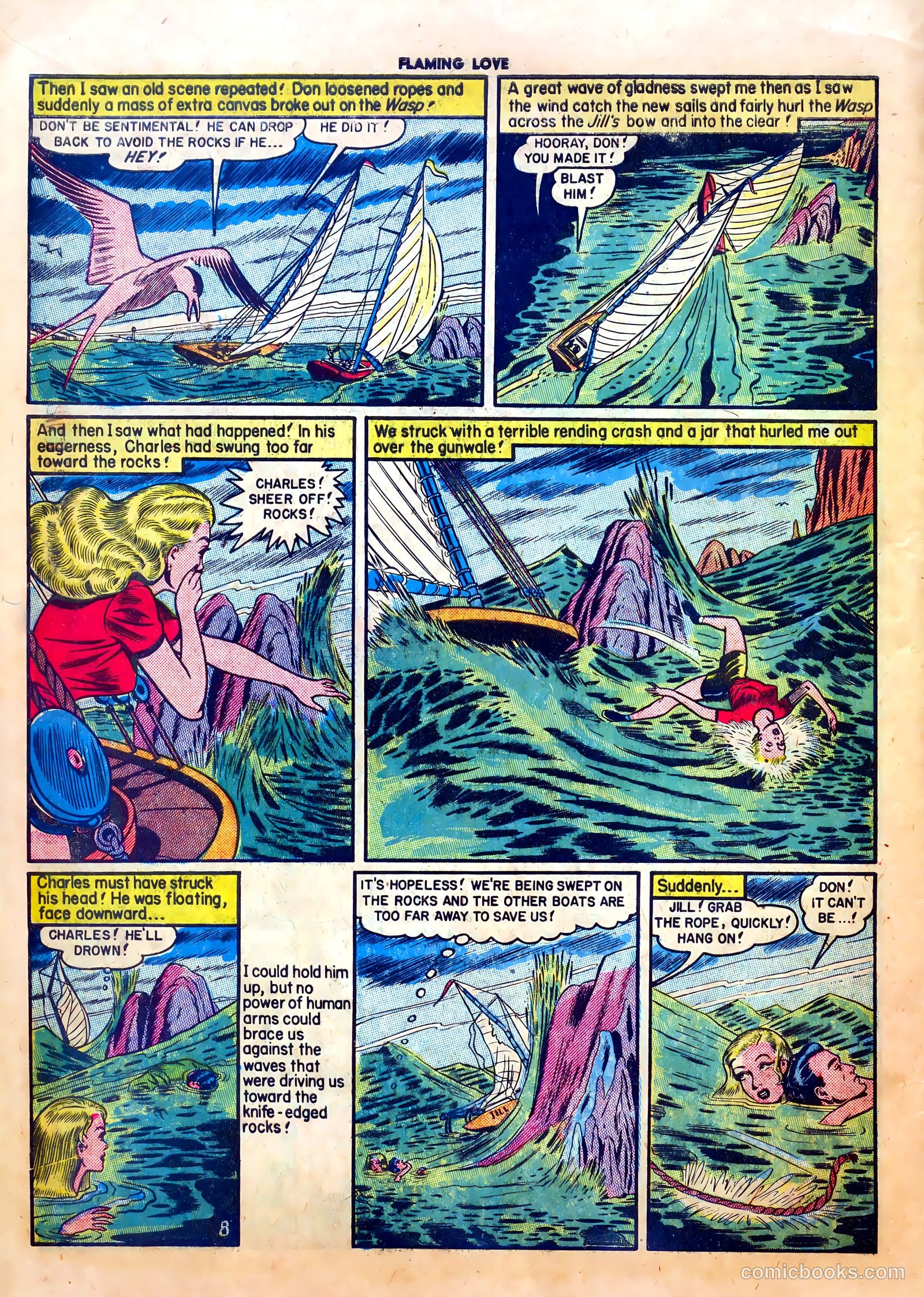 Flaming Love #3 (1950) — page 10 of 36