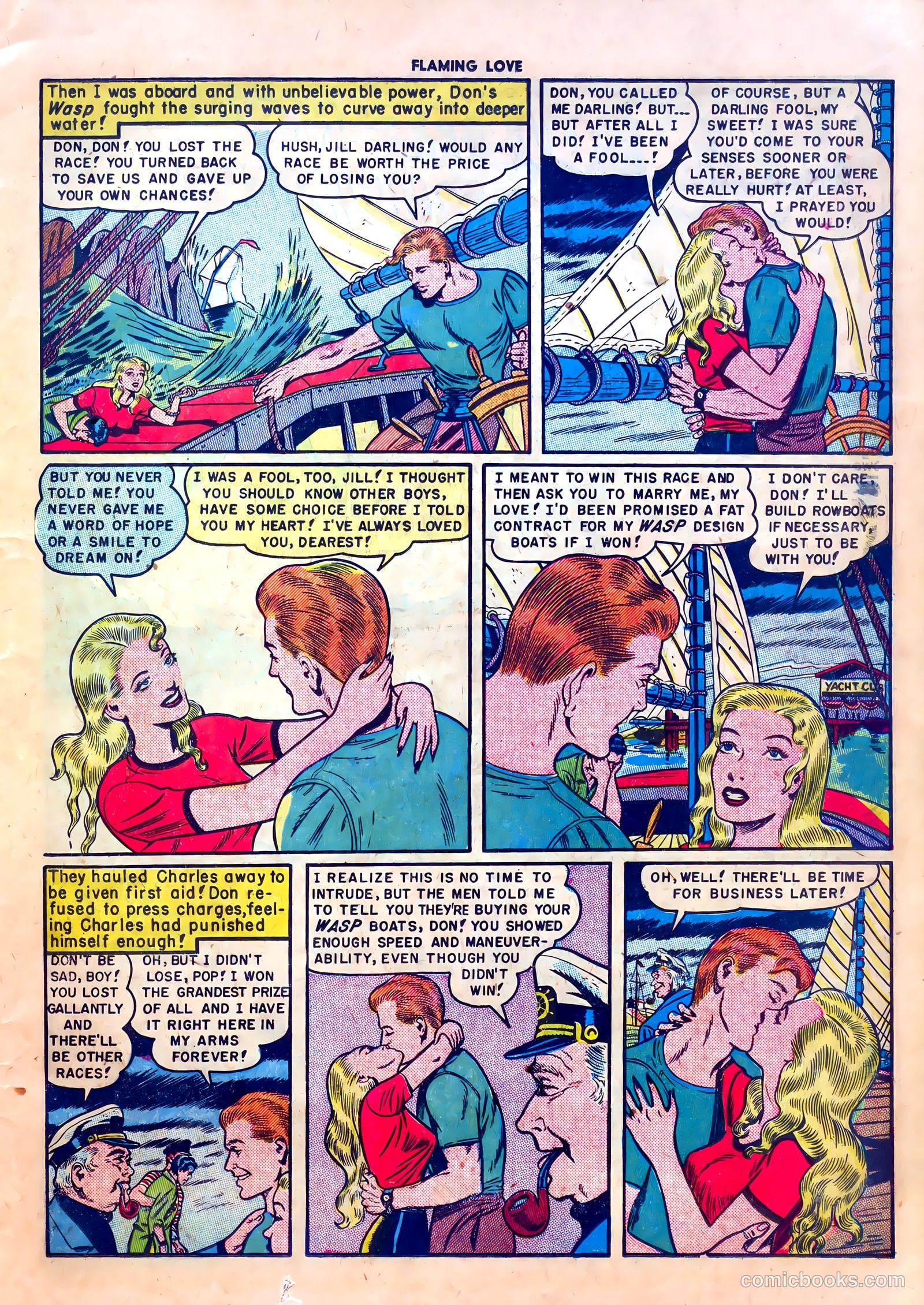 Flaming Love #3 (1950) — page 11 of 36
