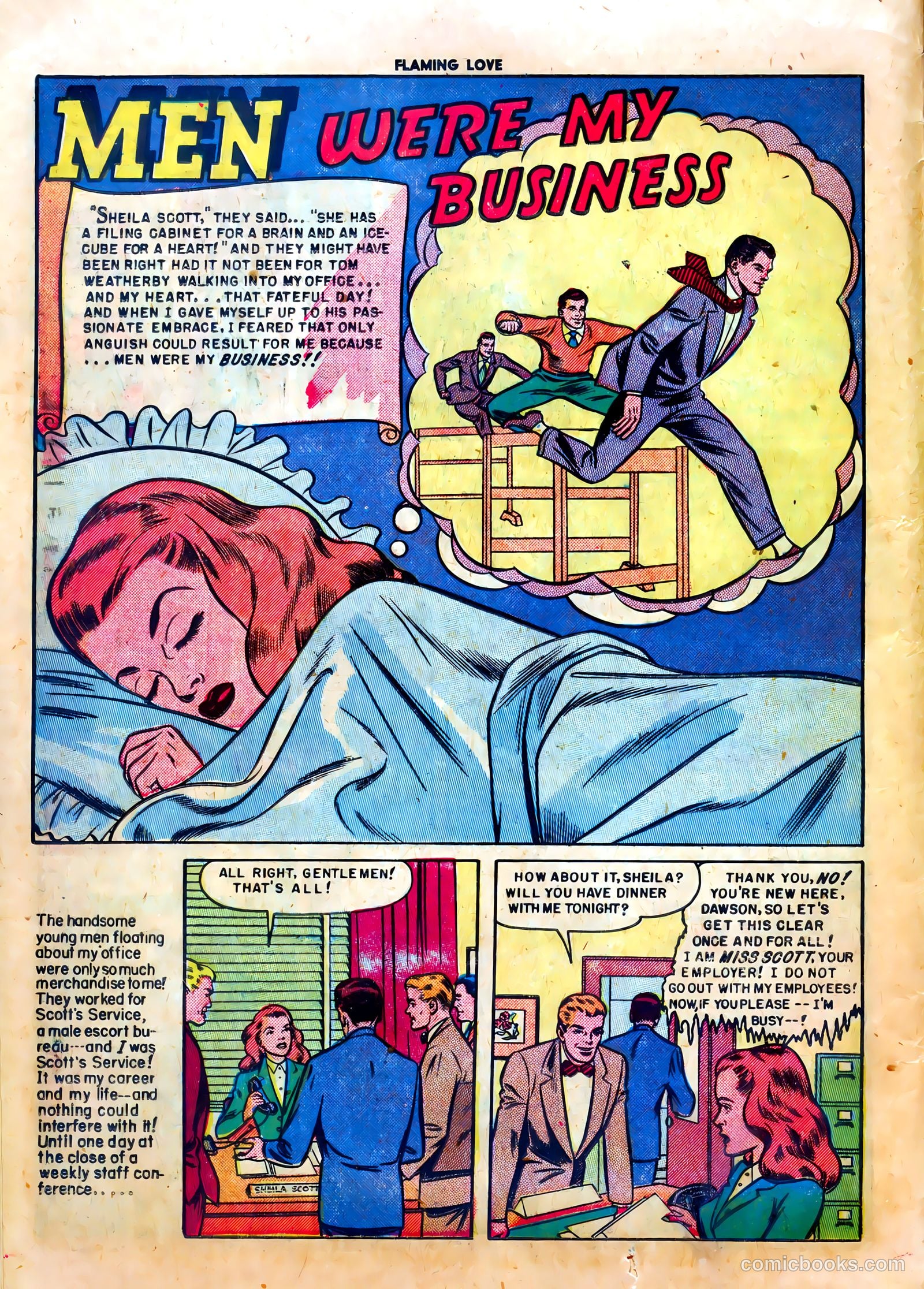 Flaming Love #3 (1950) — page 12 of 36