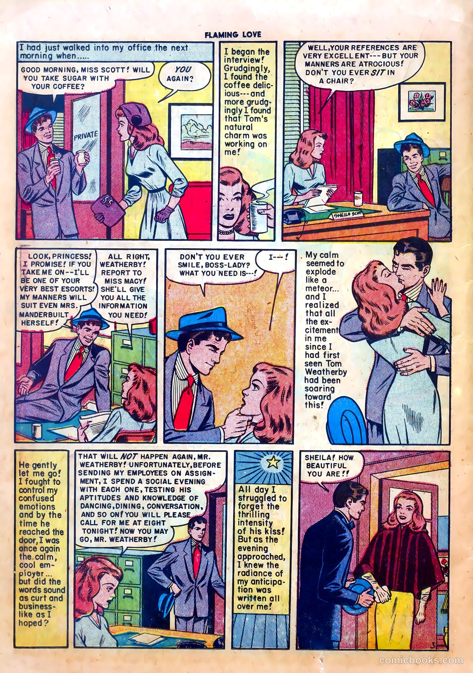 Flaming Love #3 (1950) — page 14 of 36