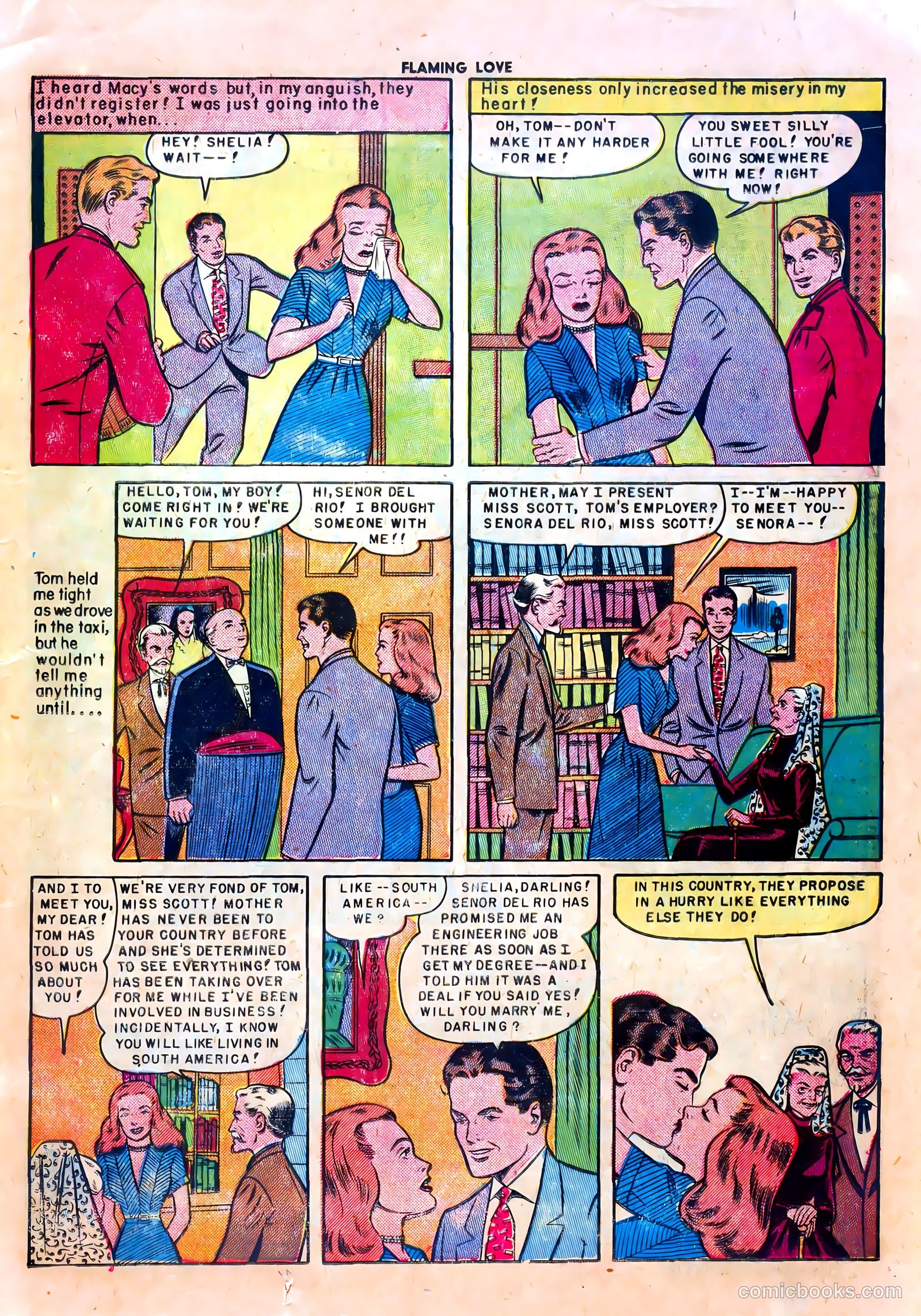 Flaming Love #3 (1950) — page 17 of 36