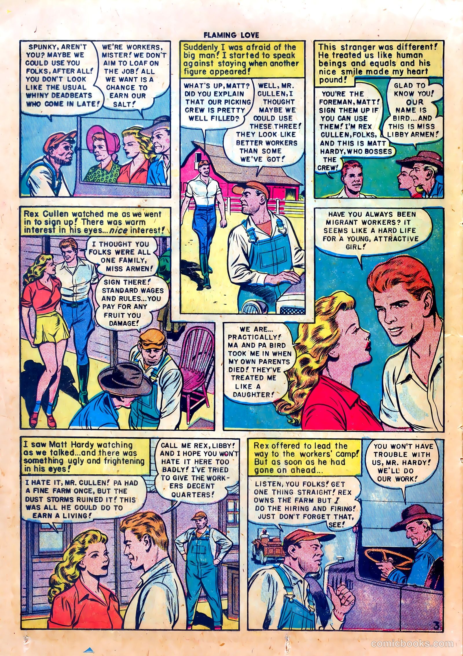 Flaming Love #3 (1950) — page 20 of 36