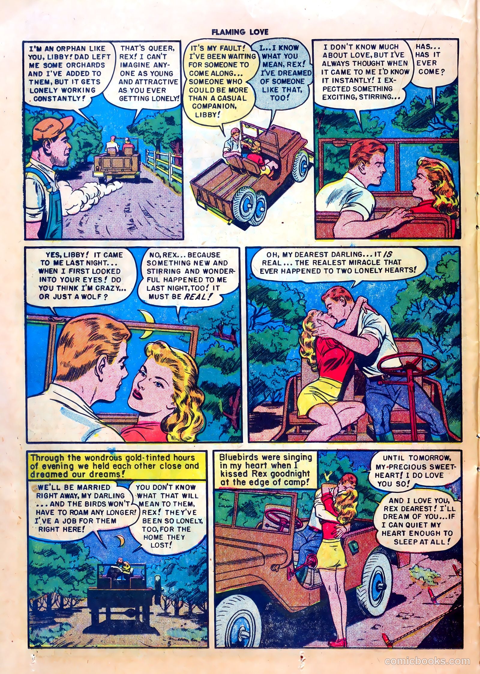 Flaming Love #3 (1950) — page 22 of 36