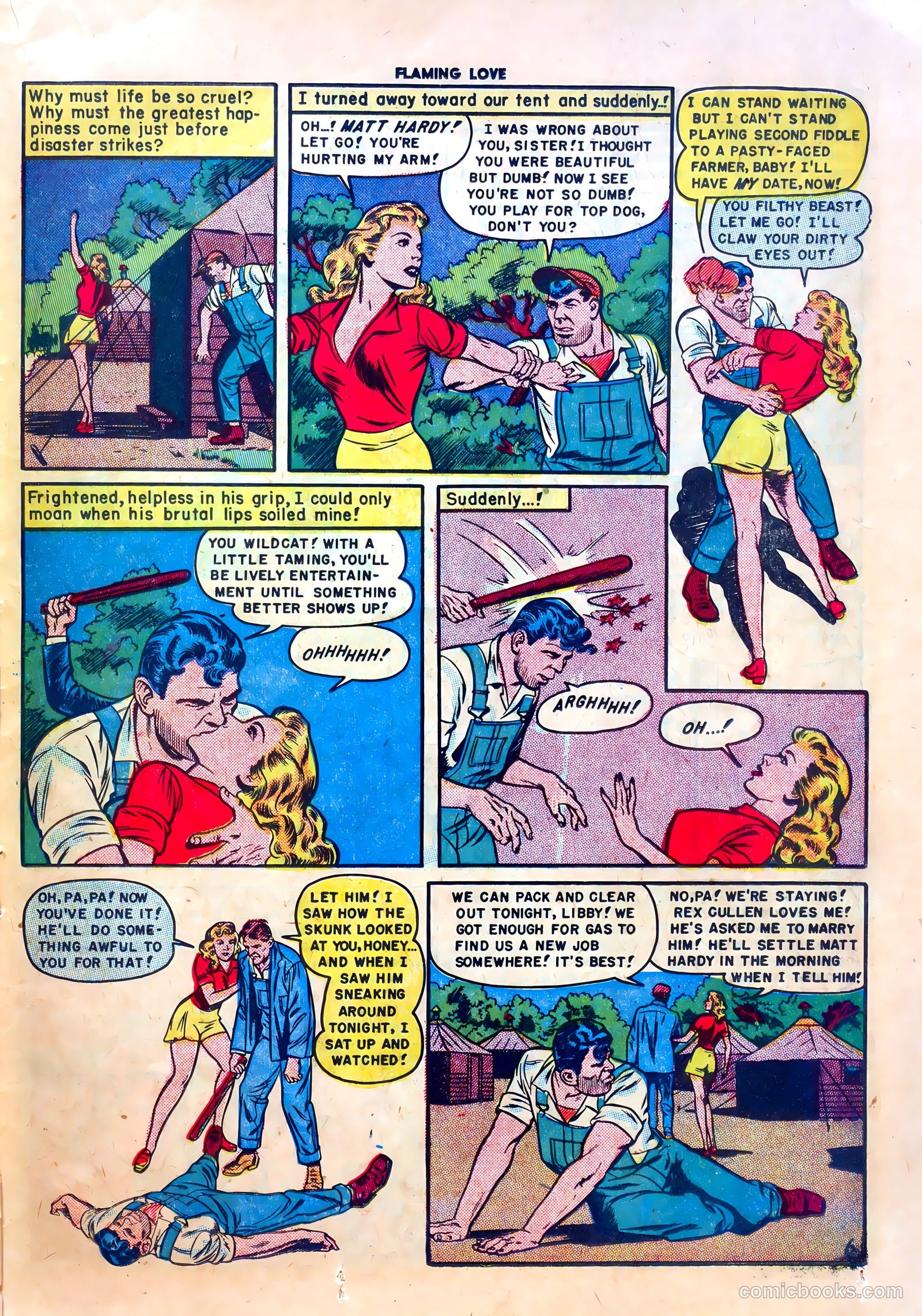 Flaming Love #3 (1950) — page 23 of 36