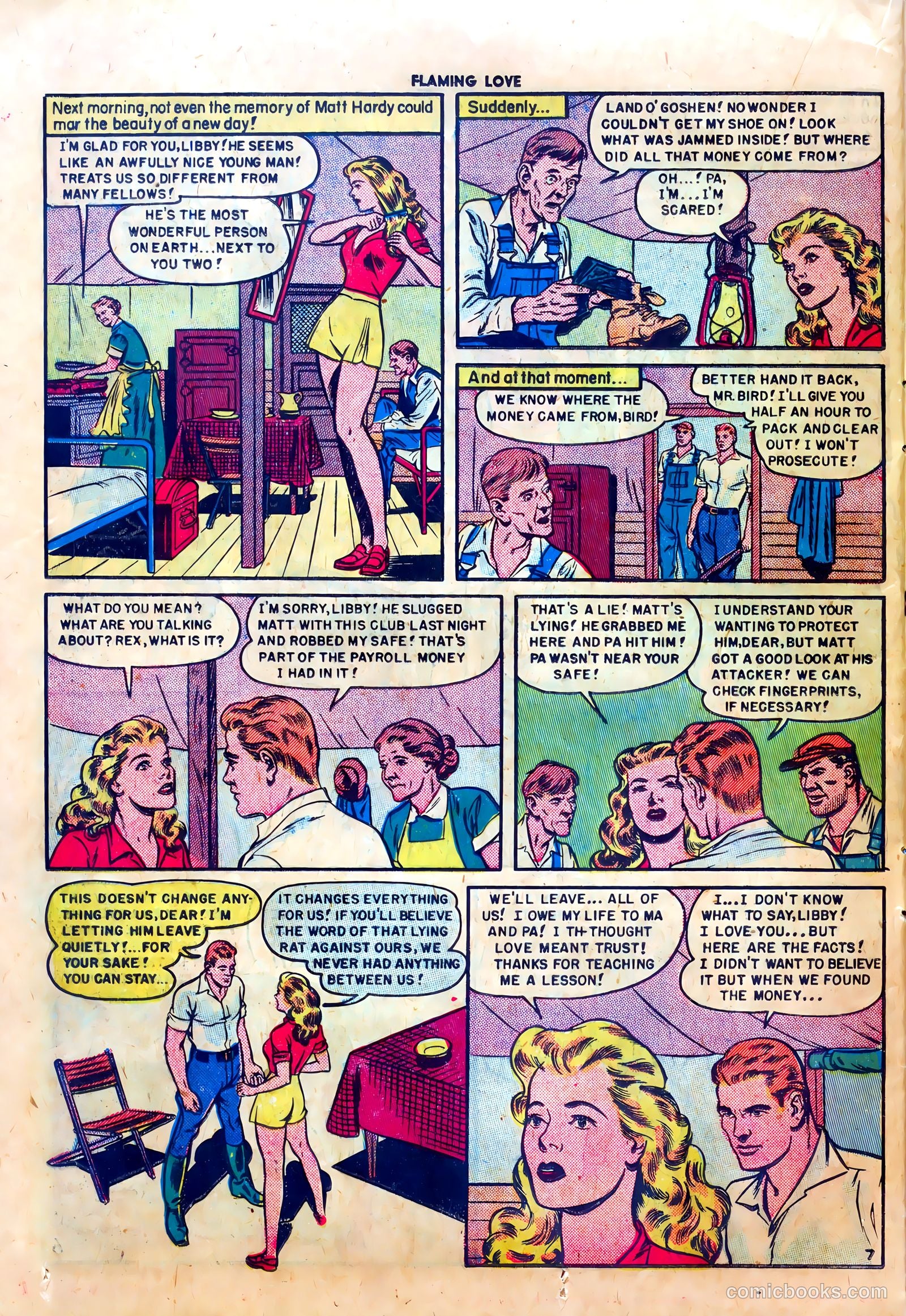 Flaming Love #3 (1950) — page 24 of 36