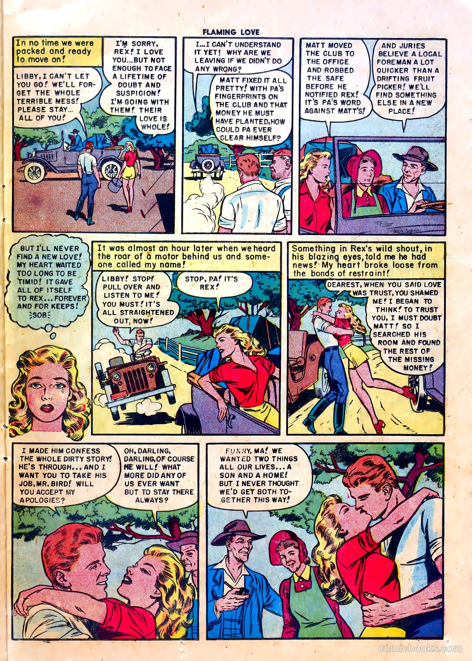 Flaming Love #3 (1950) — page 25 of 36