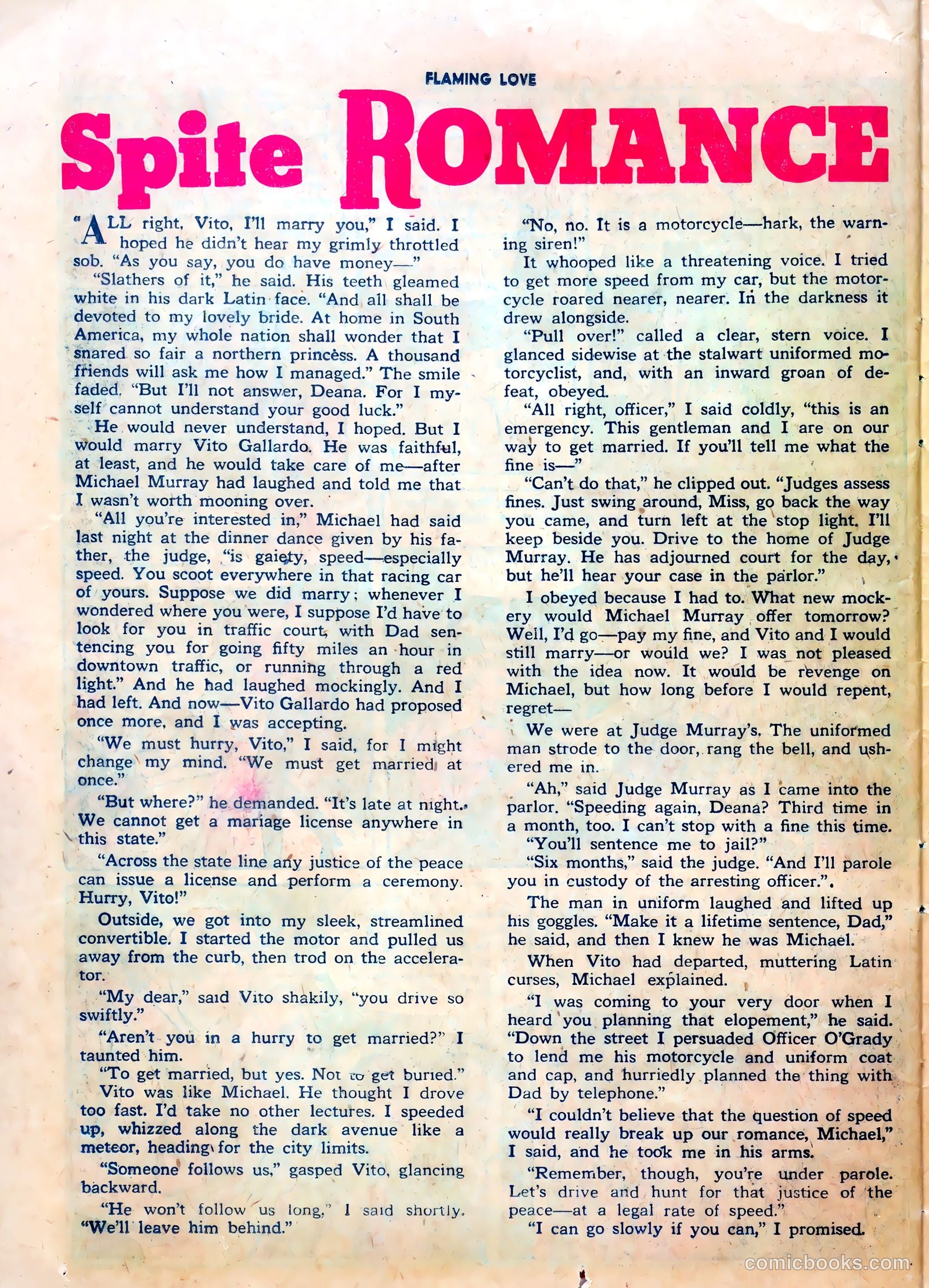 Flaming Love #3 (1950) — page 26 of 36