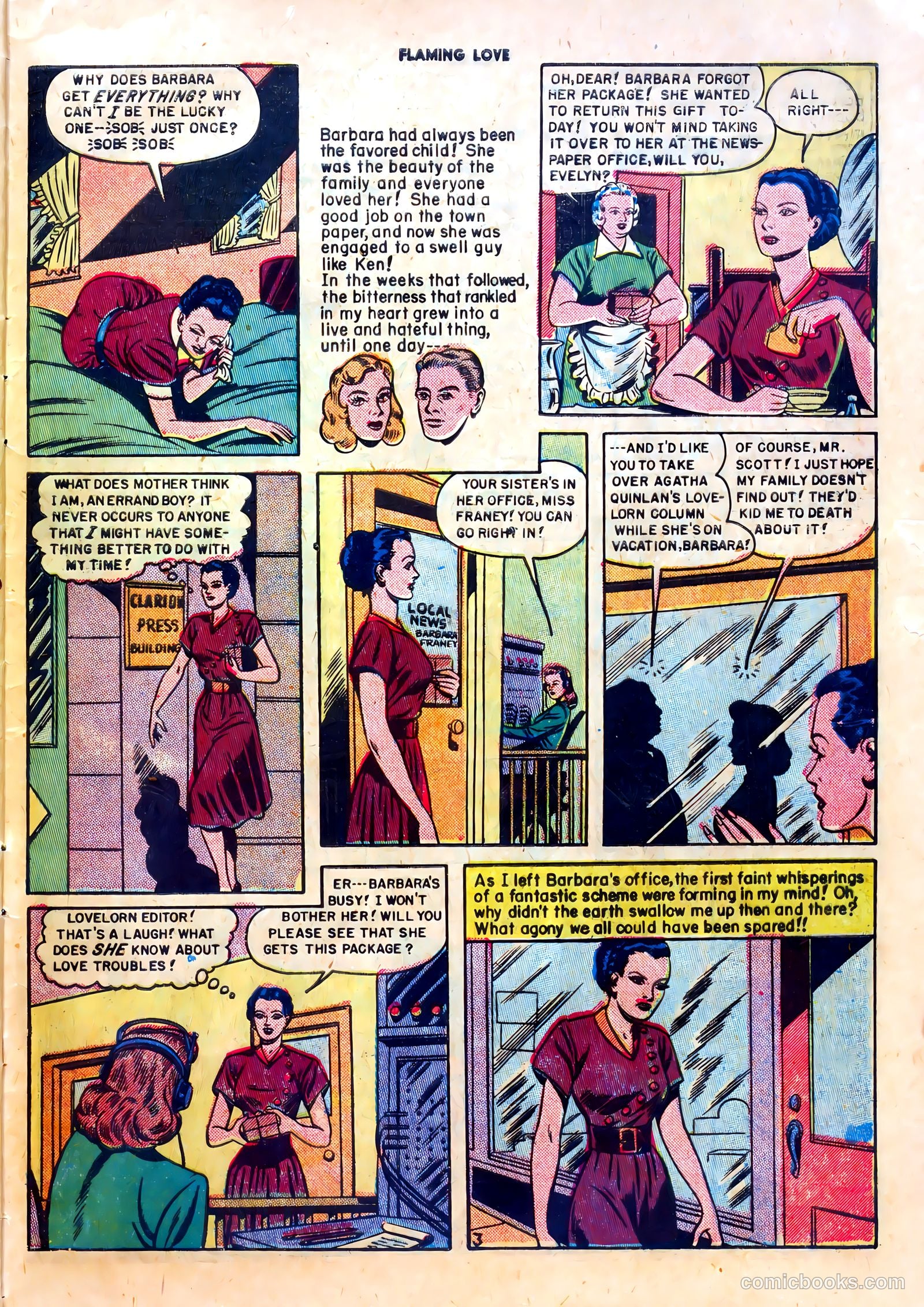Flaming Love #3 (1950) — page 29 of 36