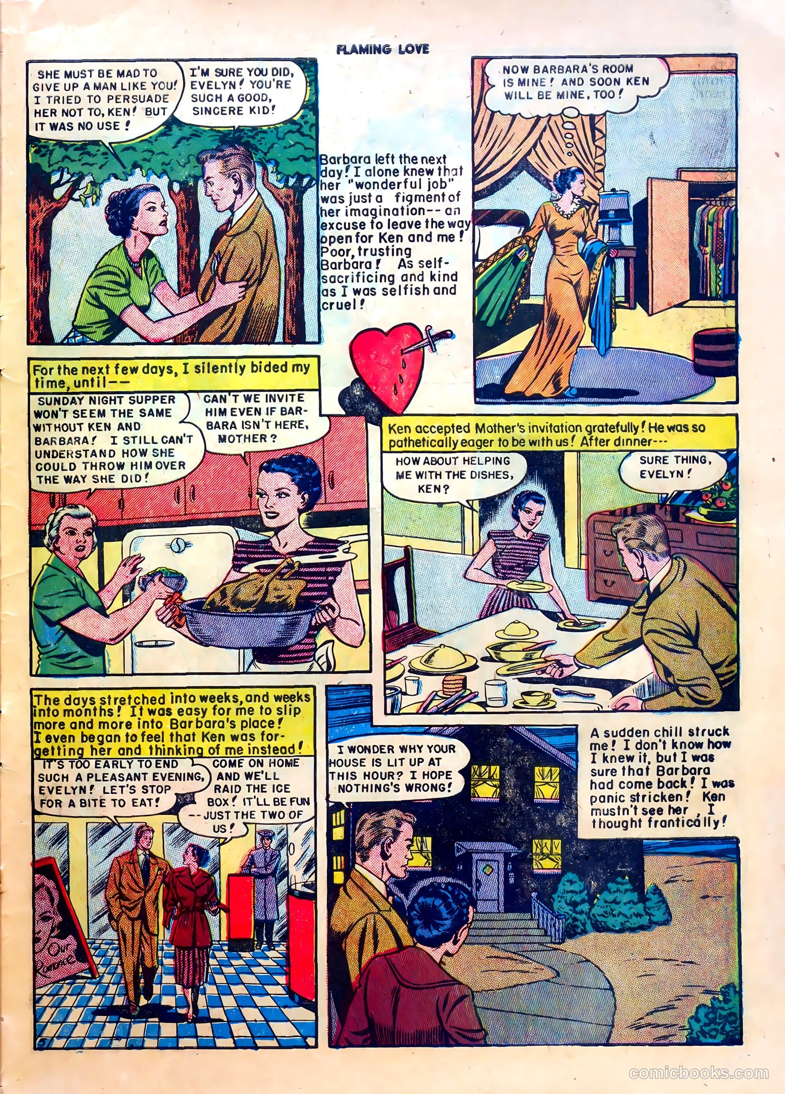 Flaming Love #3 (1950) — page 31 of 36
