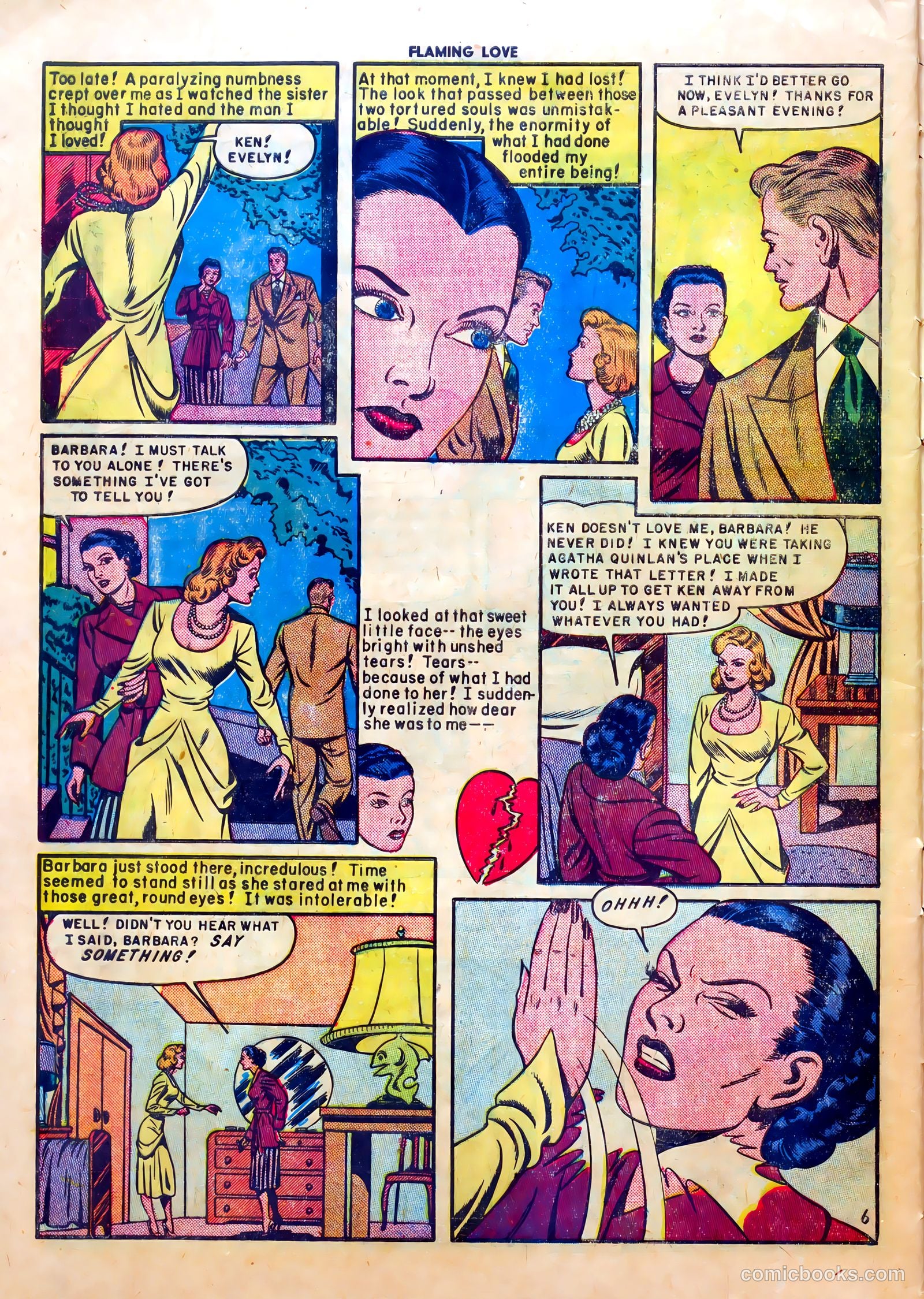 Flaming Love #3 (1950) — page 32 of 36