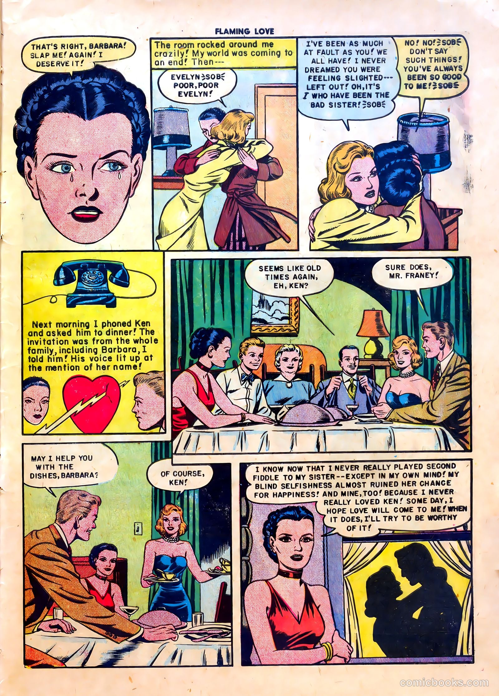 Flaming Love #3 (1950) — page 33 of 36