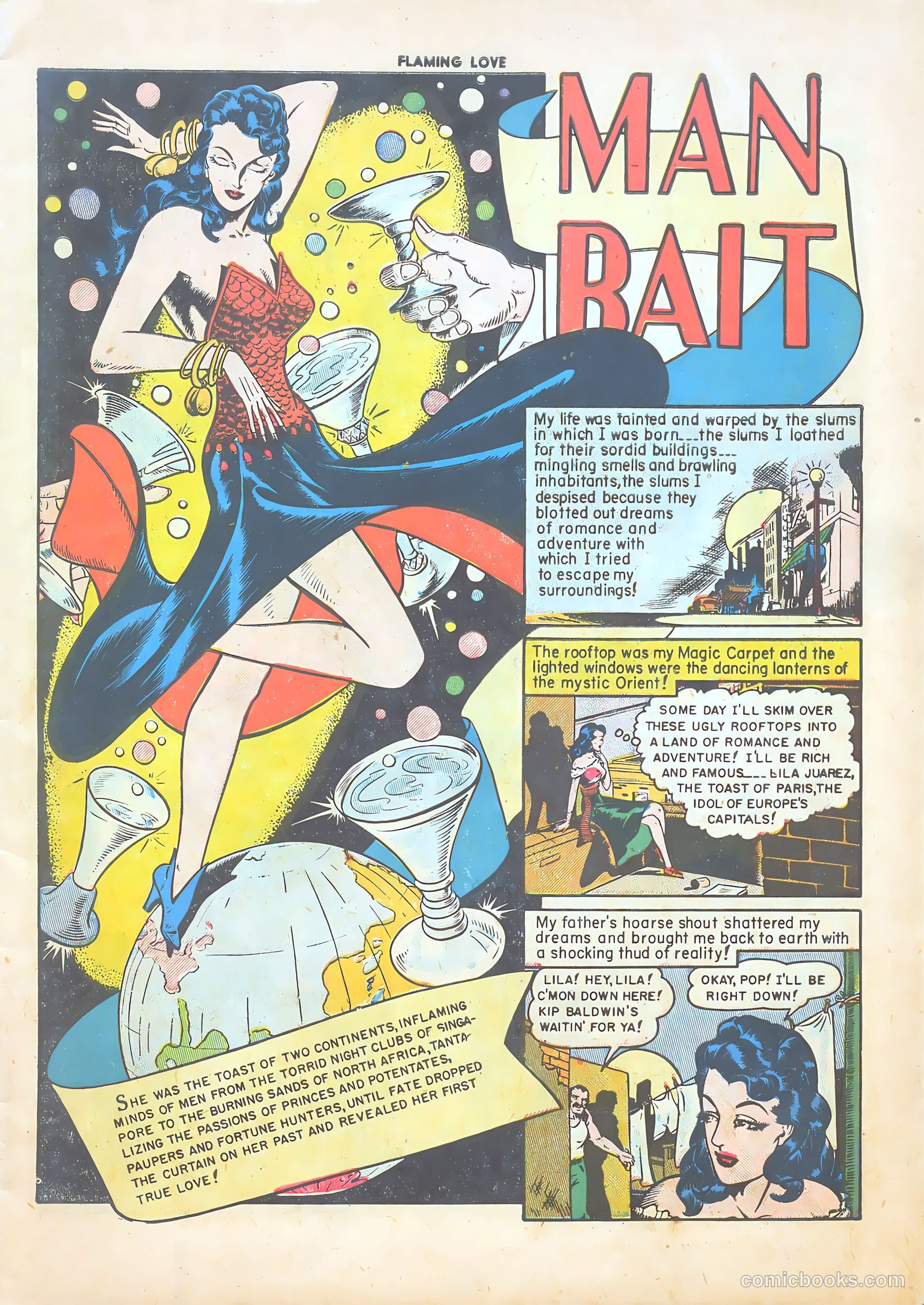 Flaming Love #4 (1950) — page 3 of 36