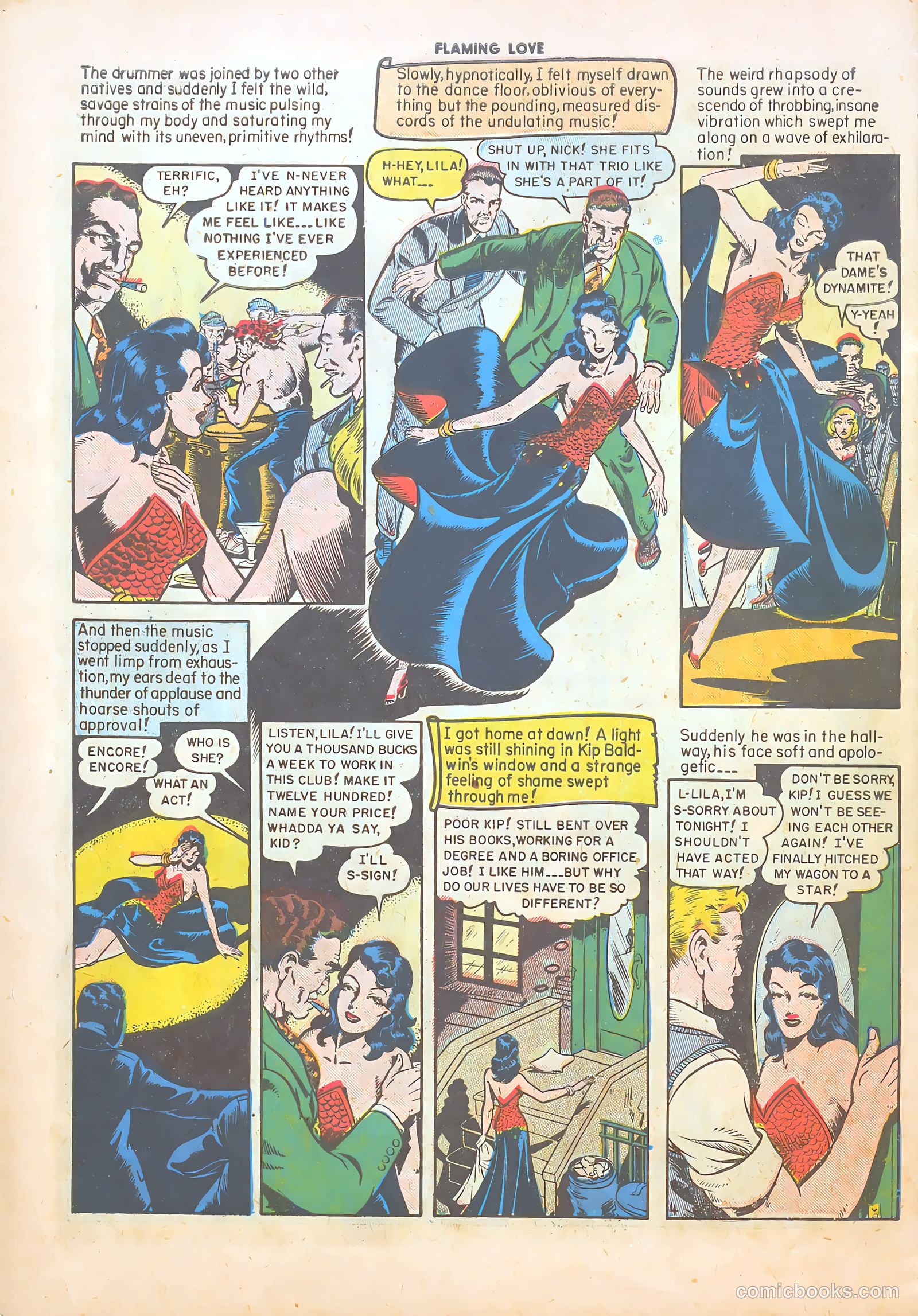 Flaming Love #4 (1950) — page 6 of 36