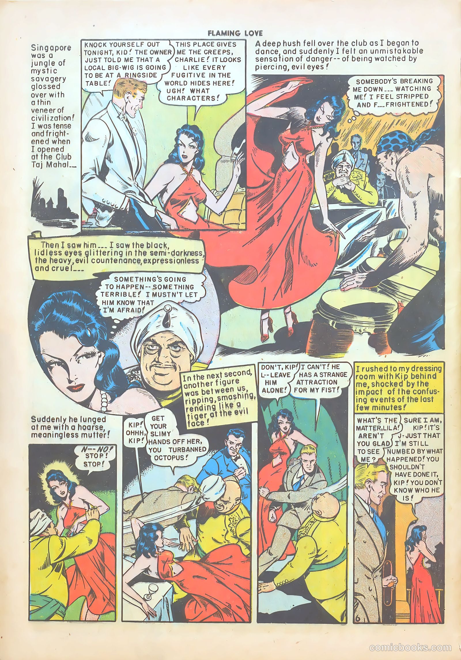 Flaming Love #4 (1950) — page 8 of 36