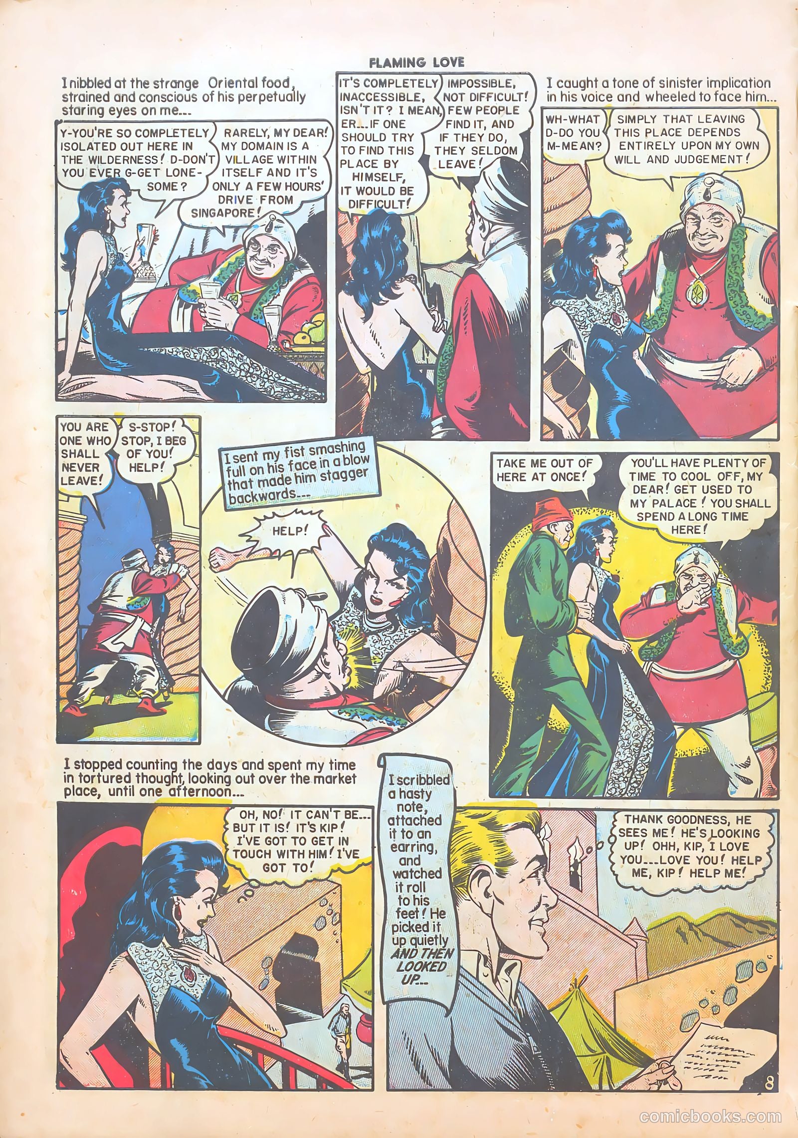 Flaming Love #4 (1950) — page 10 of 36