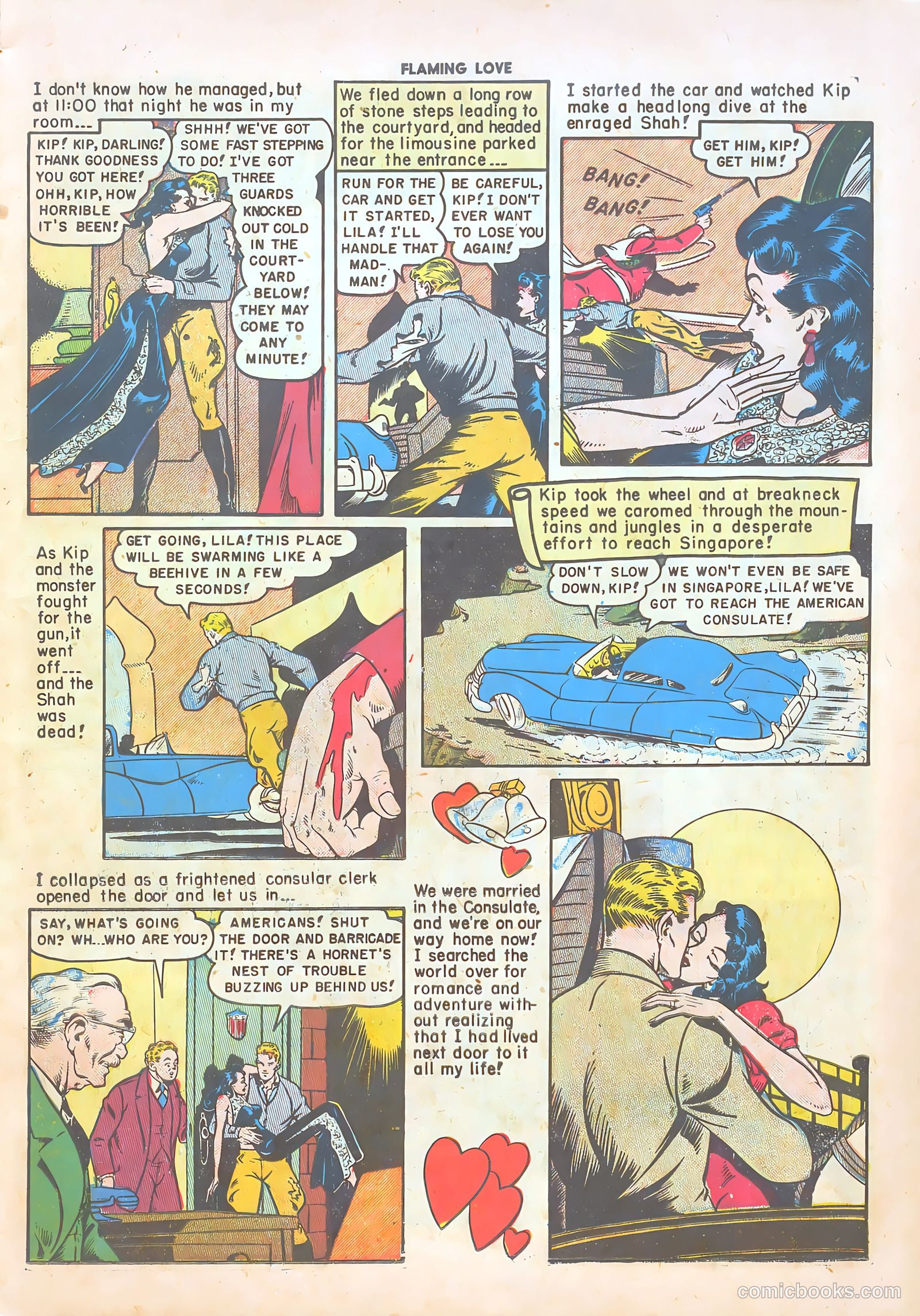 Flaming Love #4 (1950) — page 11 of 36