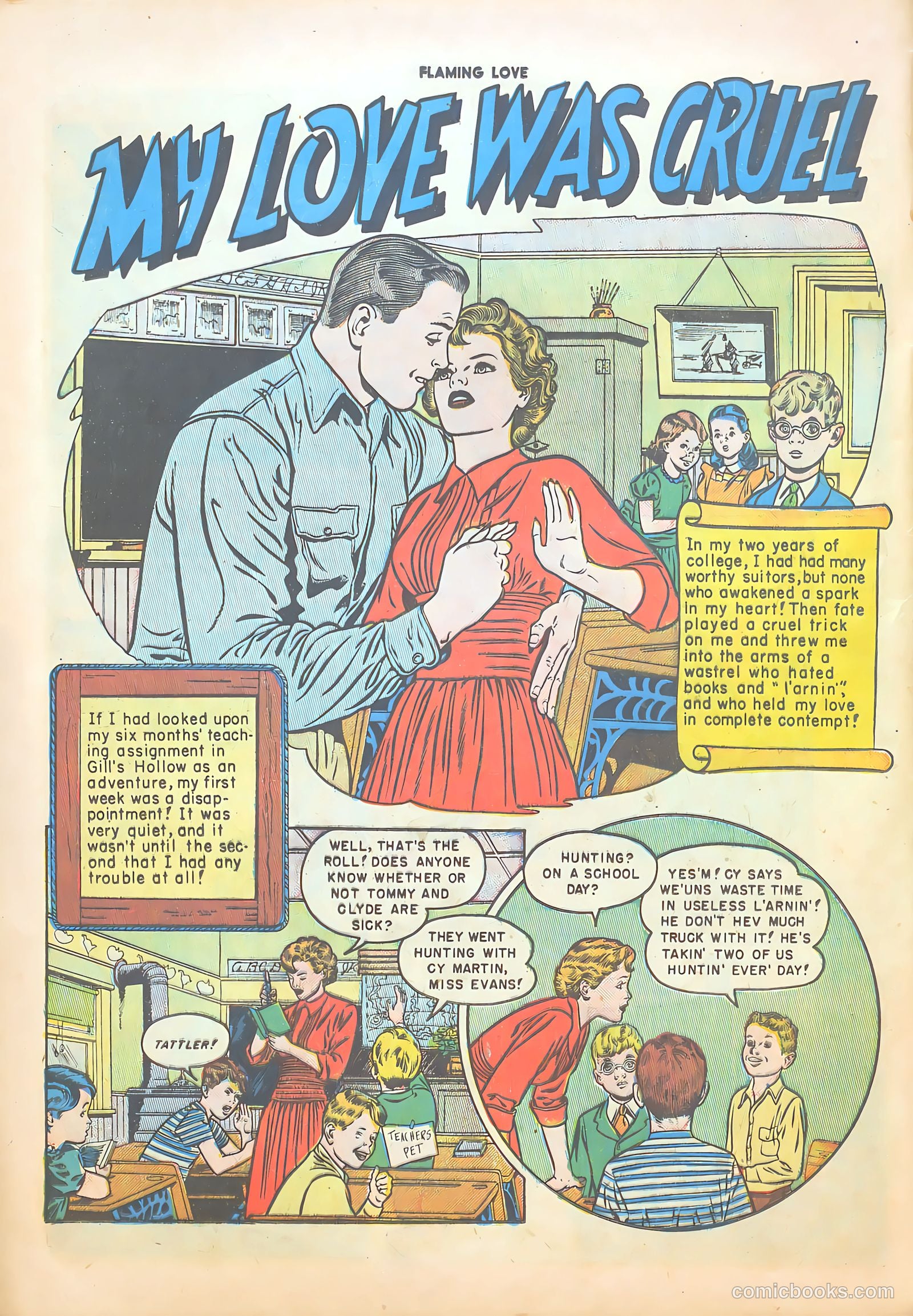 Flaming Love #4 (1950) — page 12 of 36