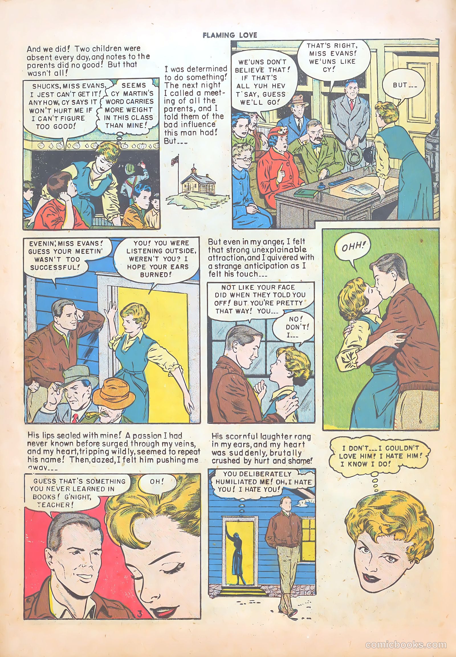 Flaming Love #4 (1950) — page 14 of 36