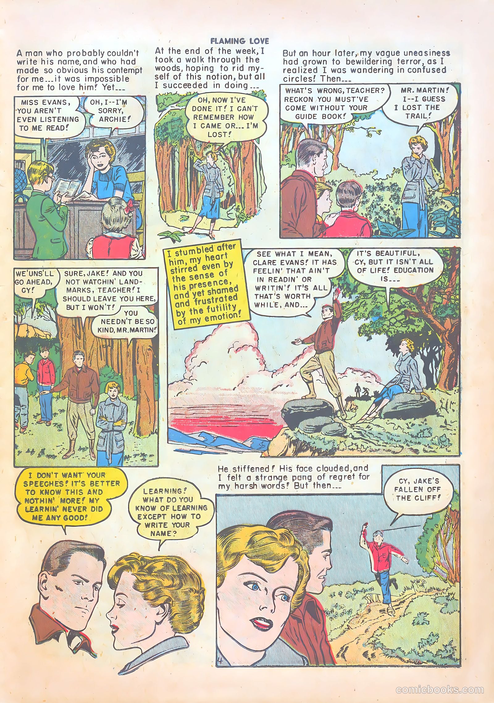 Flaming Love #4 (1950) — page 15 of 36