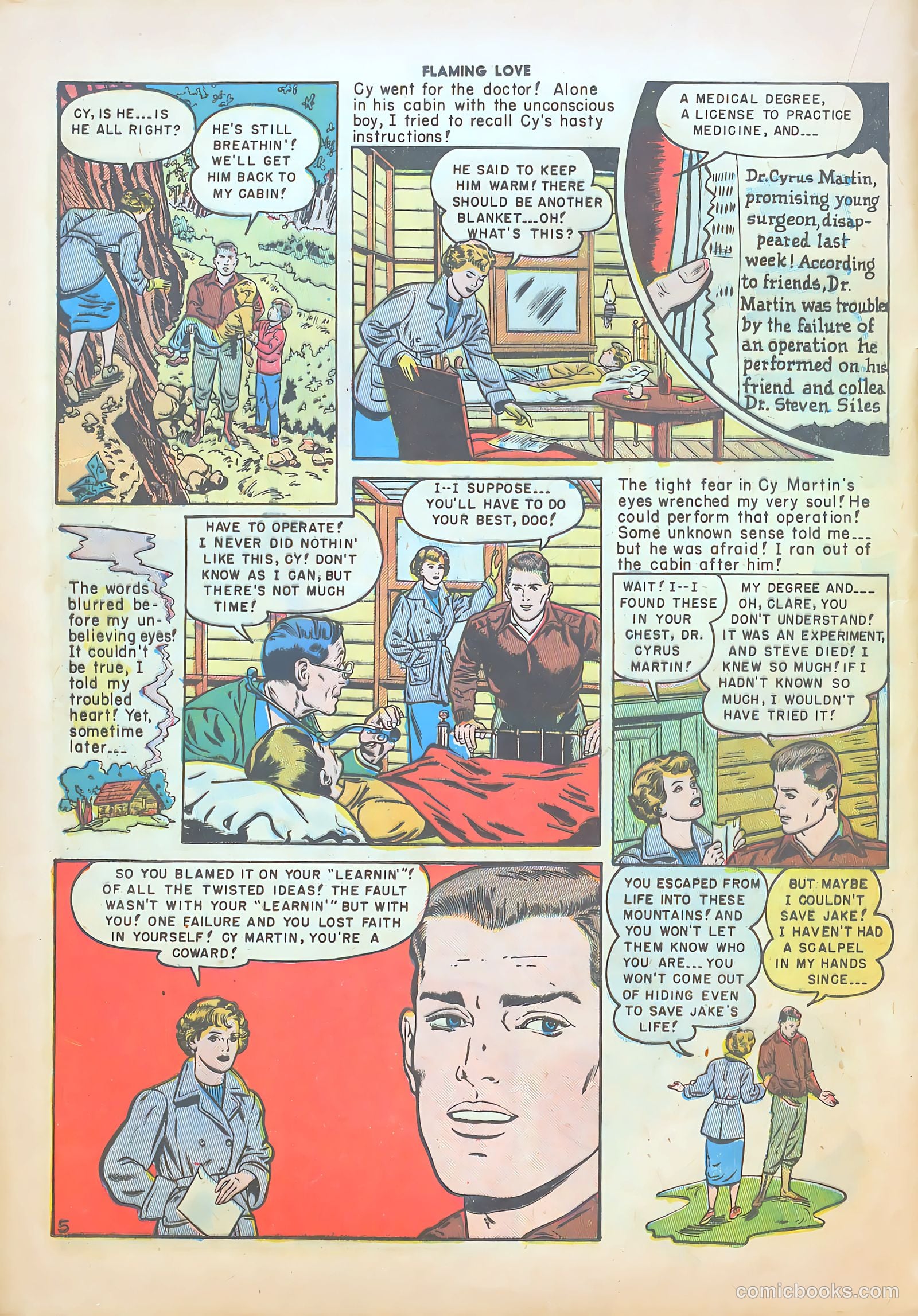 Flaming Love #4 (1950) — page 16 of 36