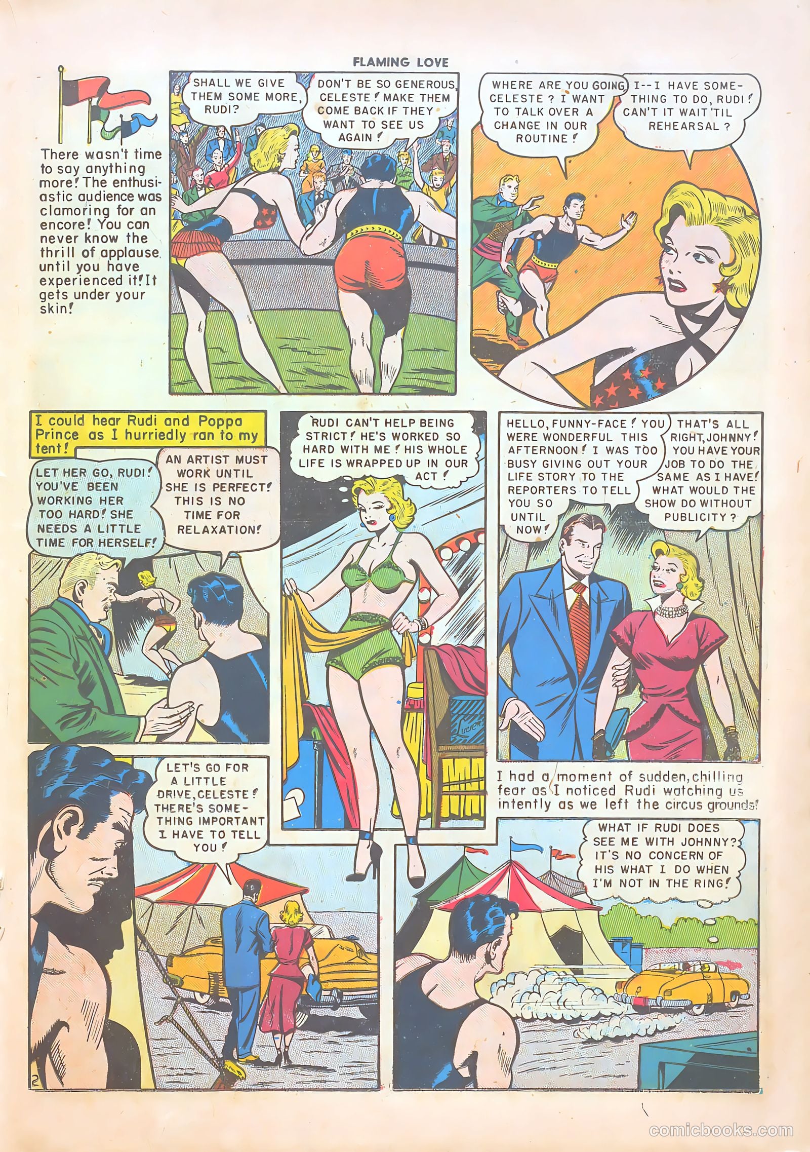 Flaming Love #4 (1950) — page 19 of 36