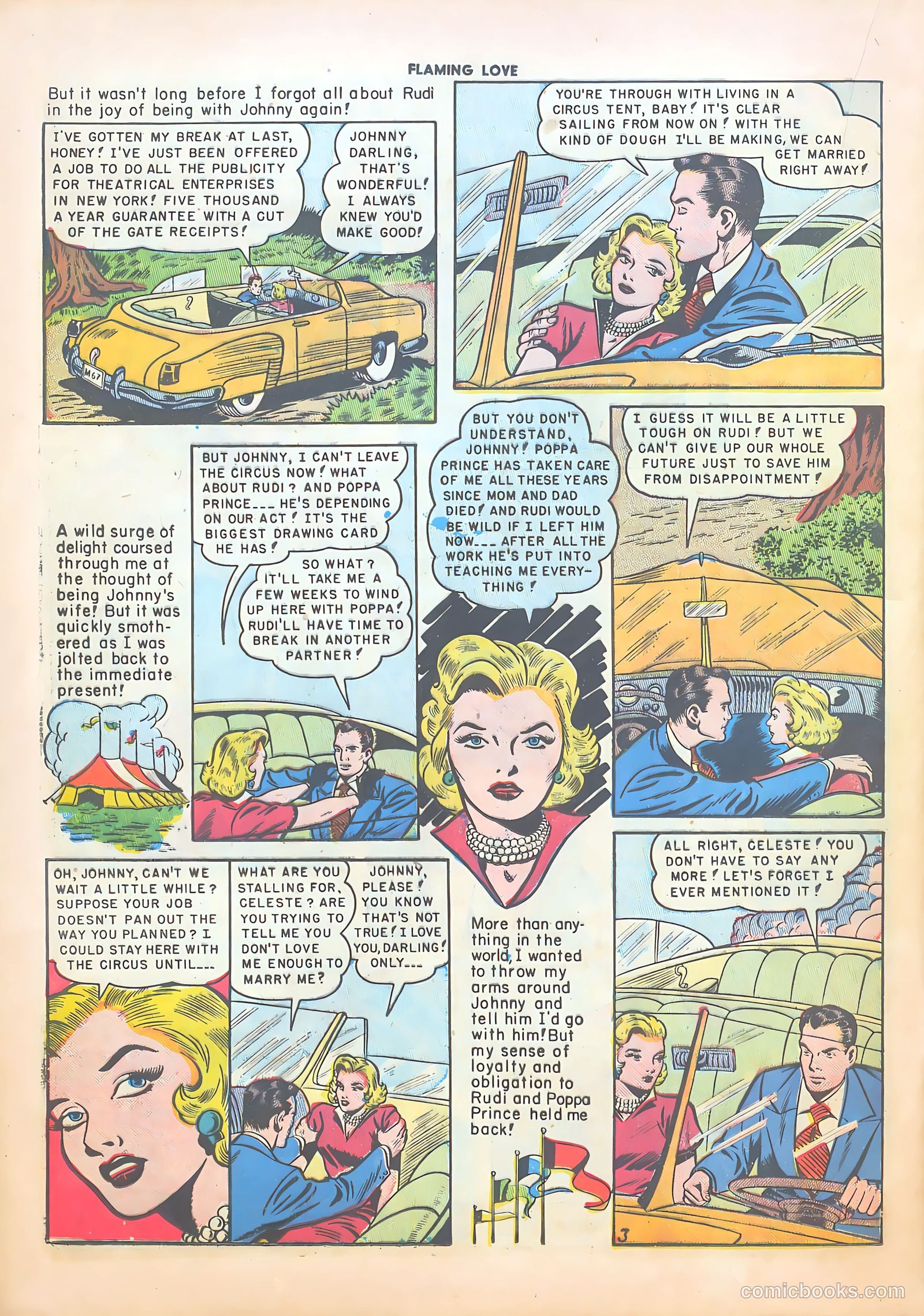 Flaming Love #4 (1950) — page 20 of 36