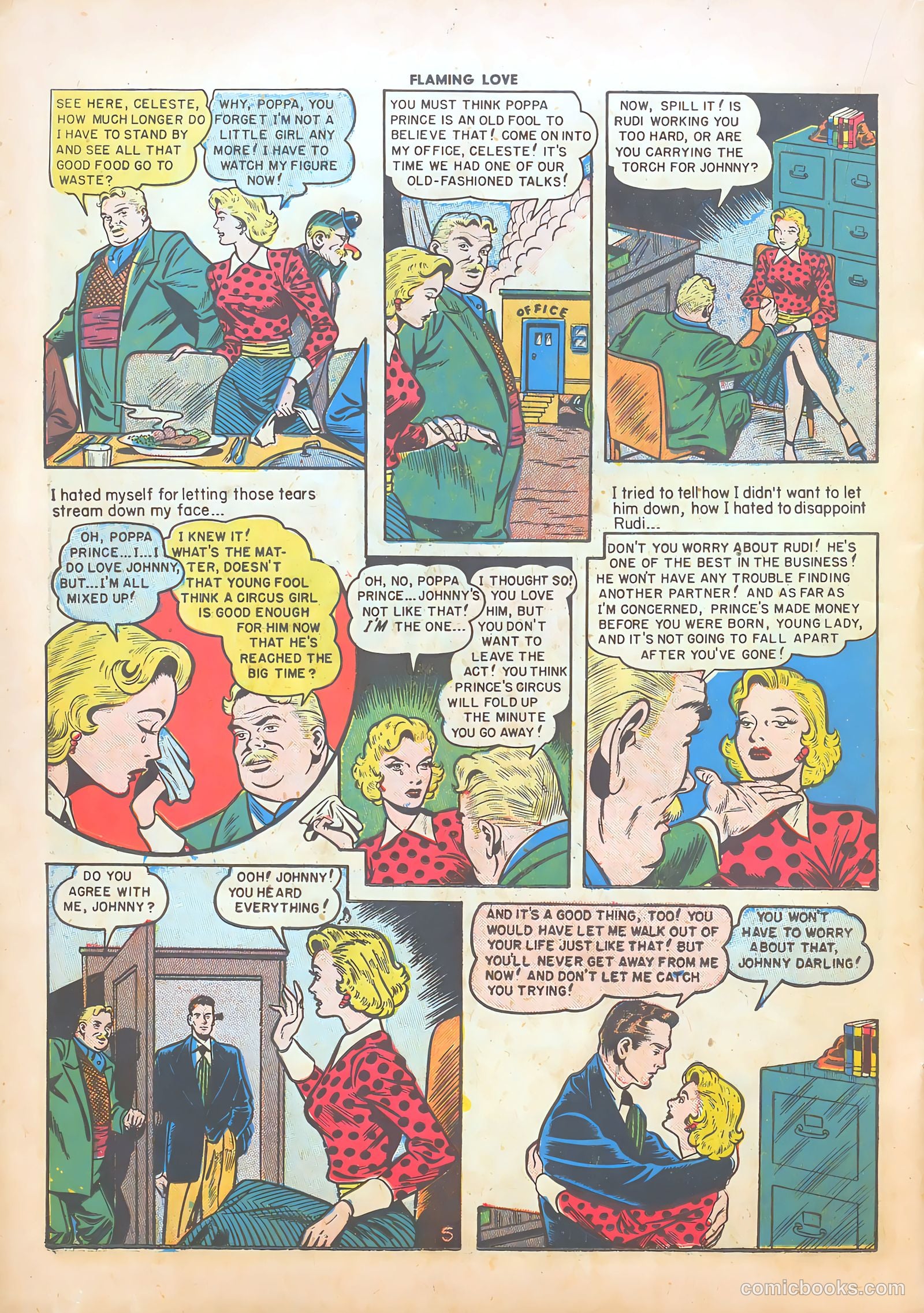 Flaming Love #4 (1950) — page 22 of 36