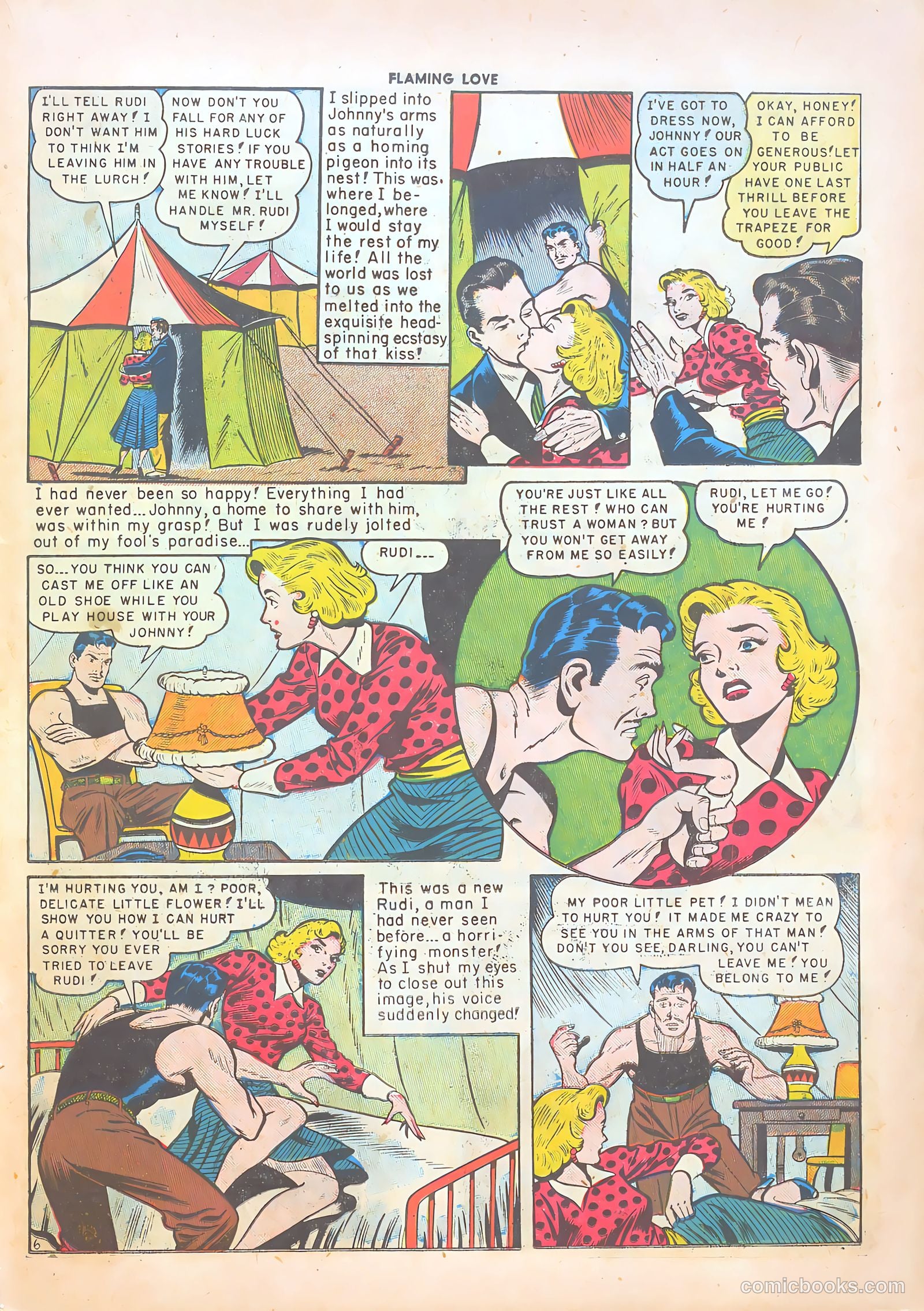 Flaming Love #4 (1950) — page 23 of 36