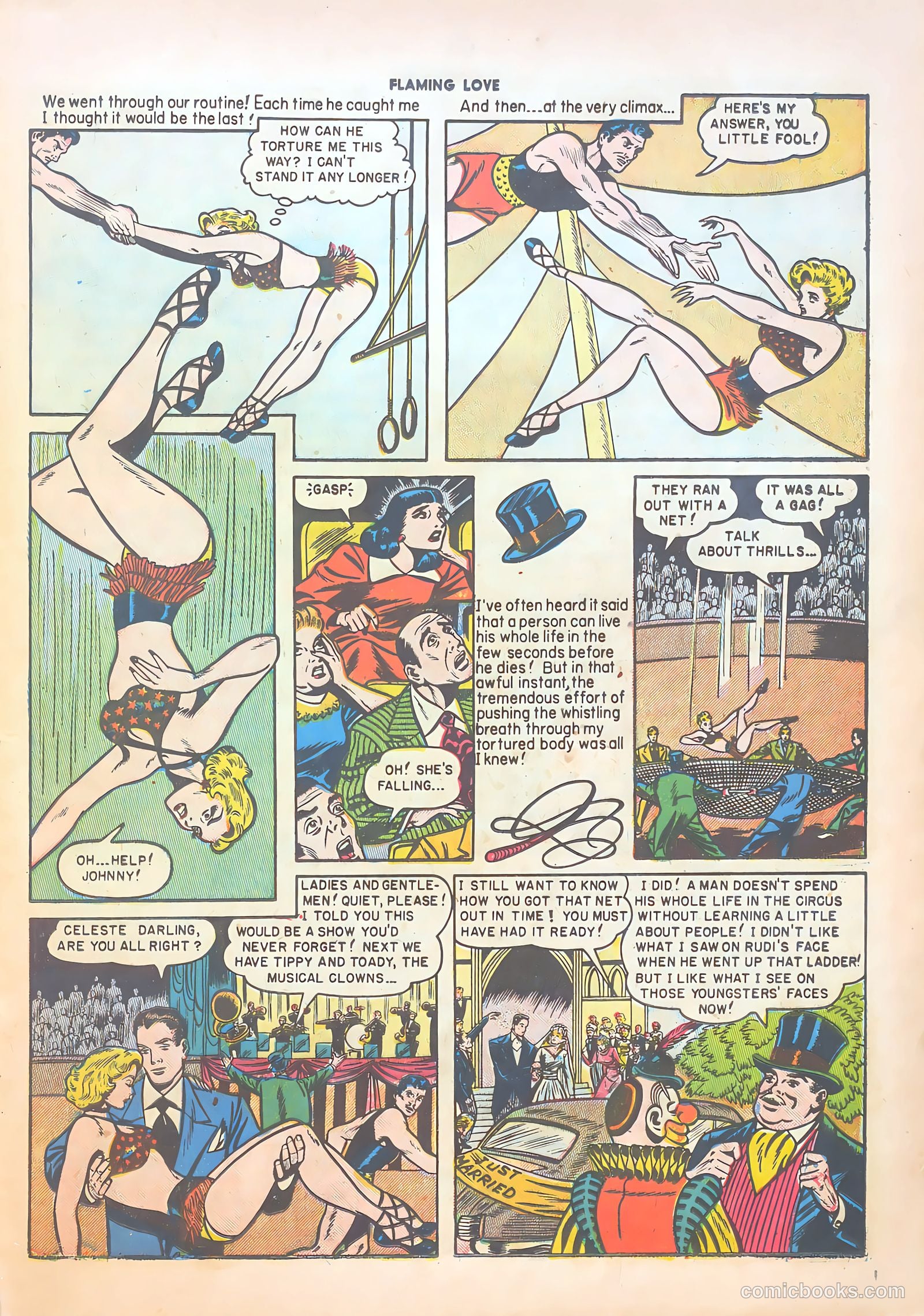 Flaming Love #4 (1950) — page 25 of 36