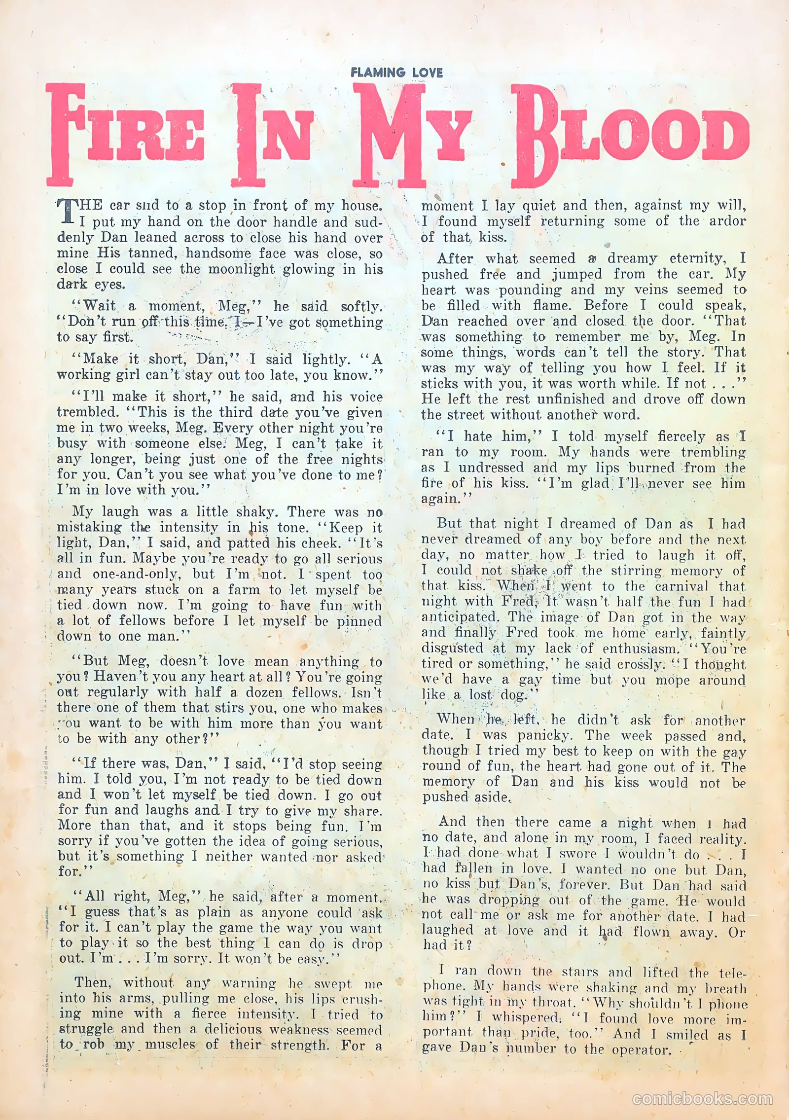 Flaming Love #4 (1950) — page 26 of 36