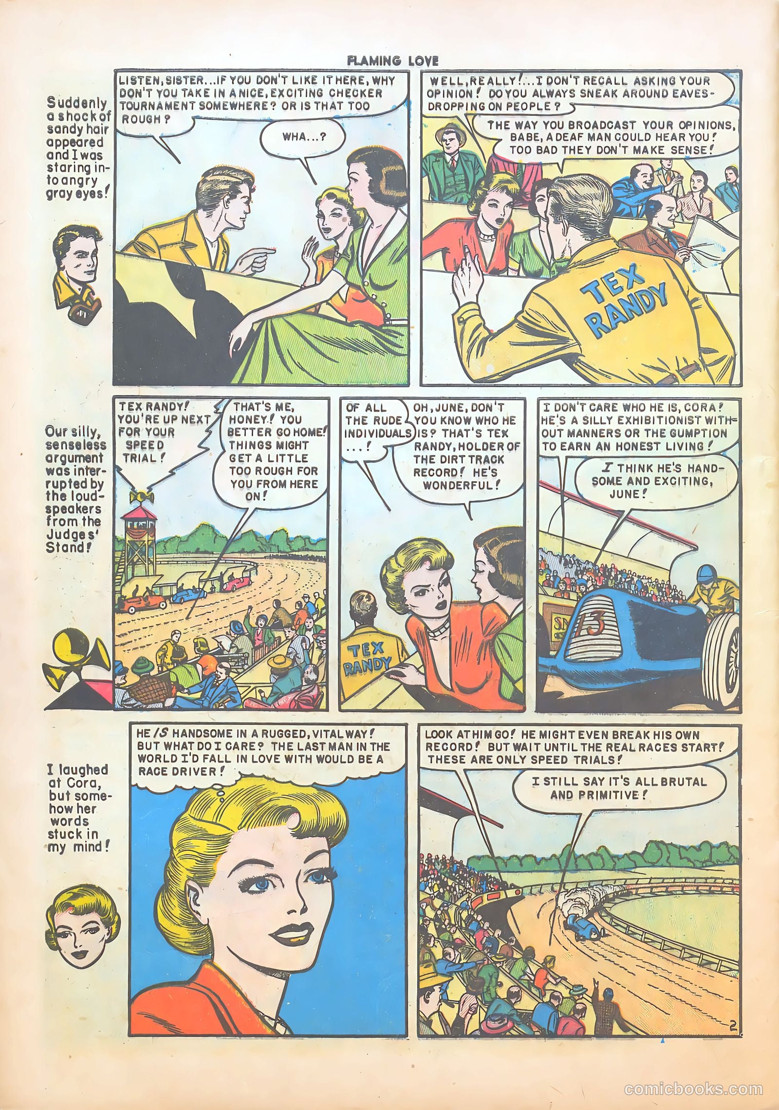 Flaming Love #4 (1950) — page 28 of 36