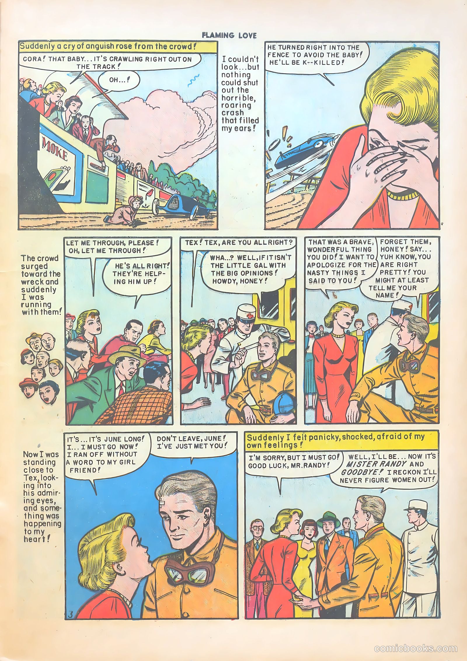 Flaming Love #4 (1950) — page 29 of 36