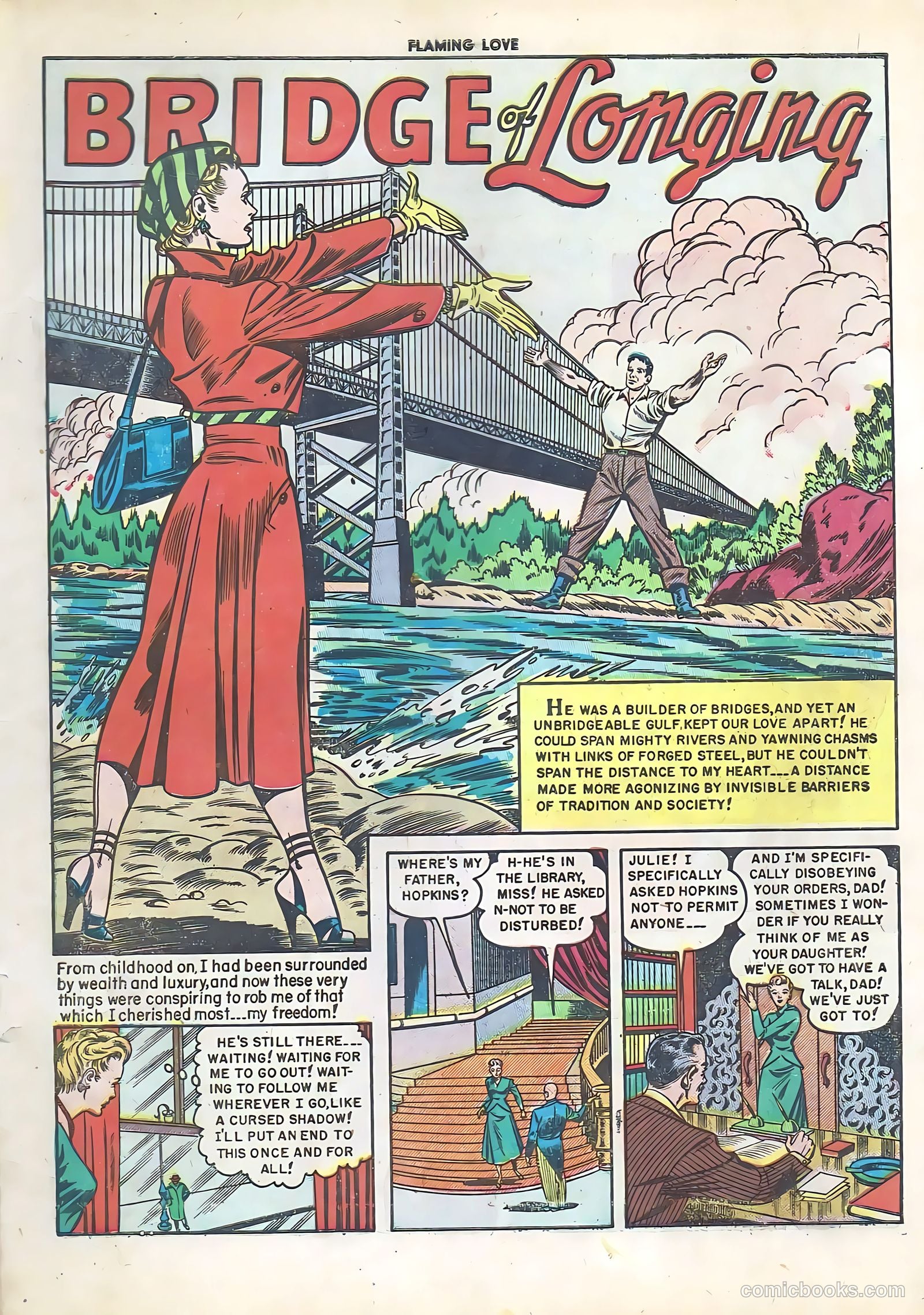 Flaming Love #5 (1950) — page 3 of 52