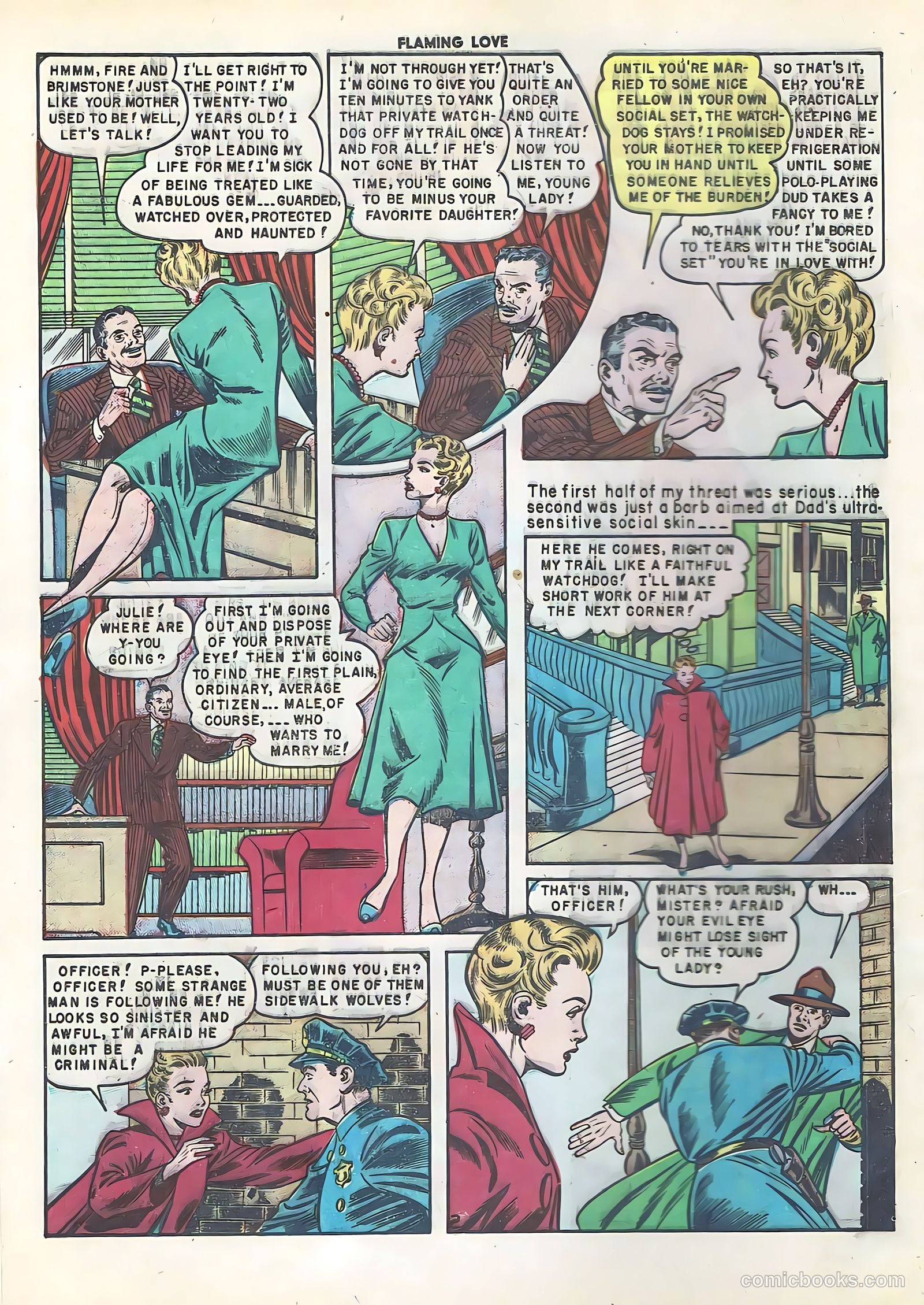 Flaming Love #5 (1950) — page 4 of 52