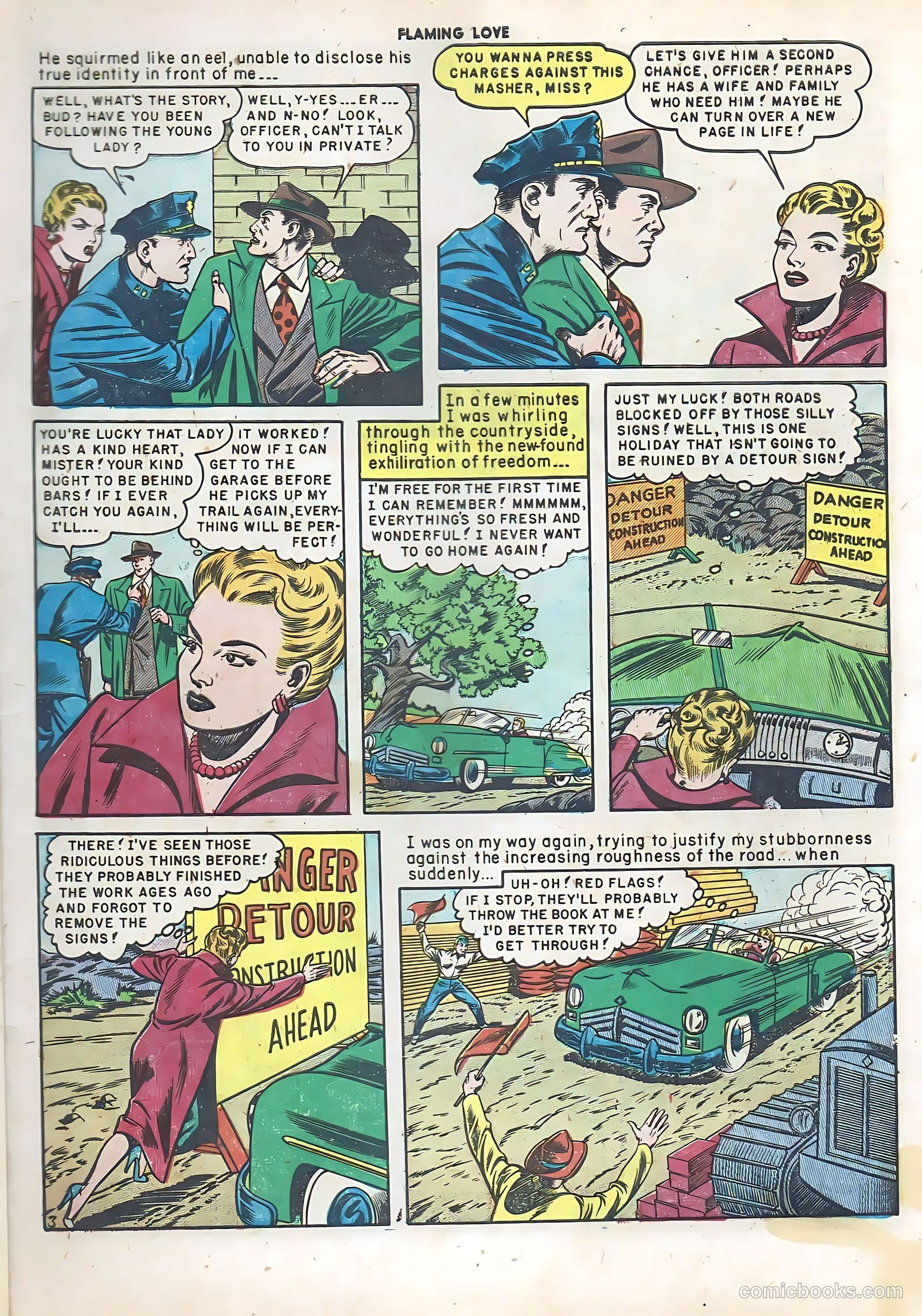 Flaming Love #5 (1950) — page 5 of 52