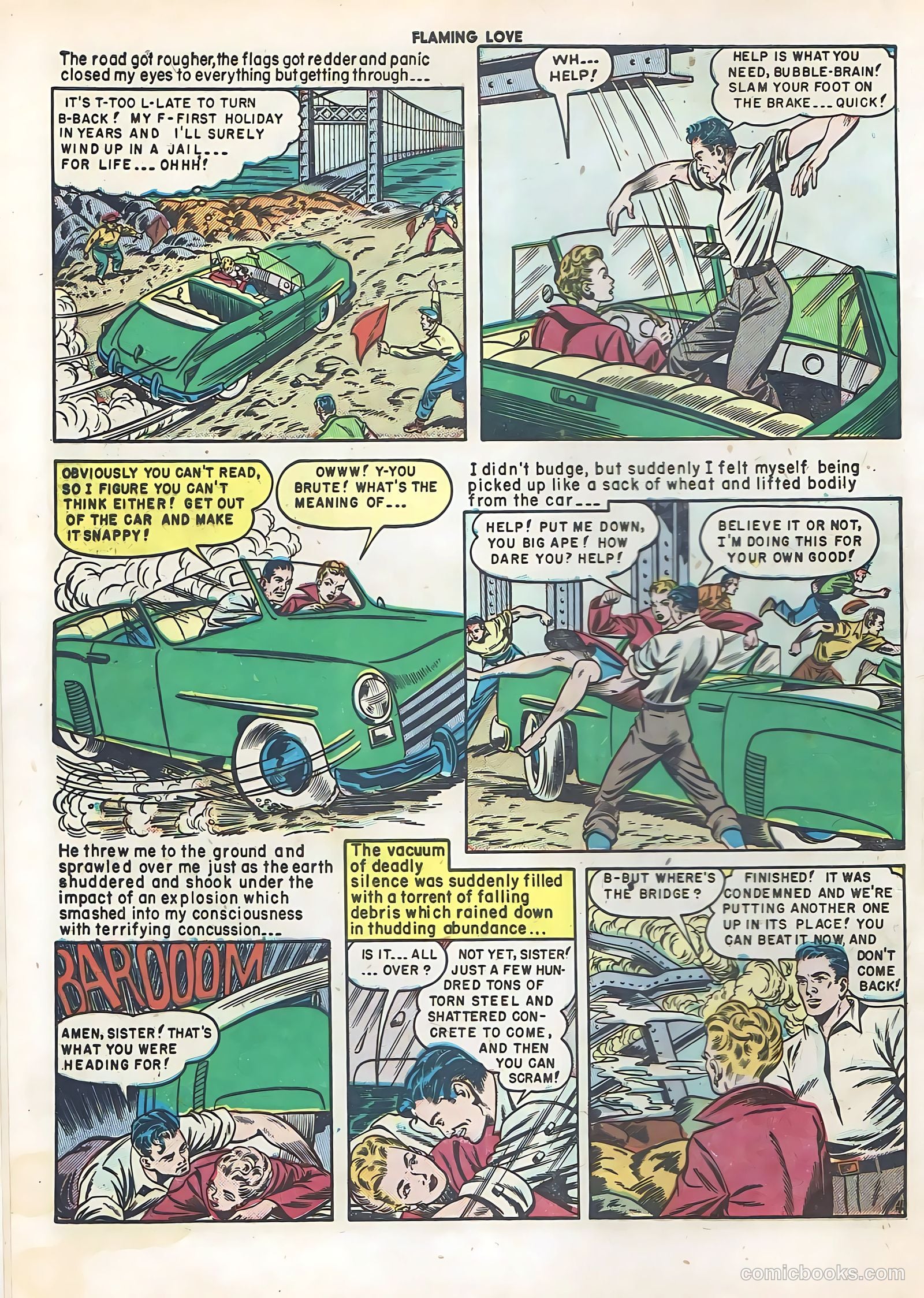 Flaming Love #5 (1950) — page 6 of 52
