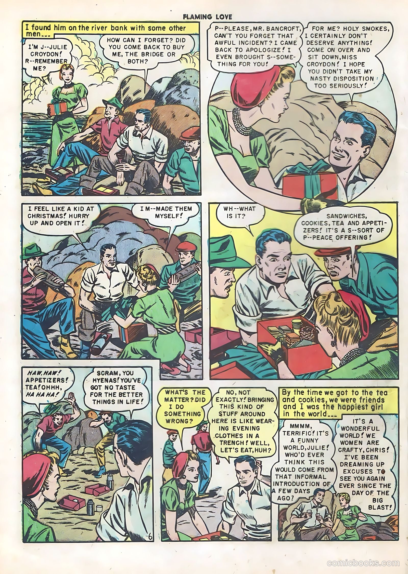Flaming Love #5 (1950) — page 8 of 52